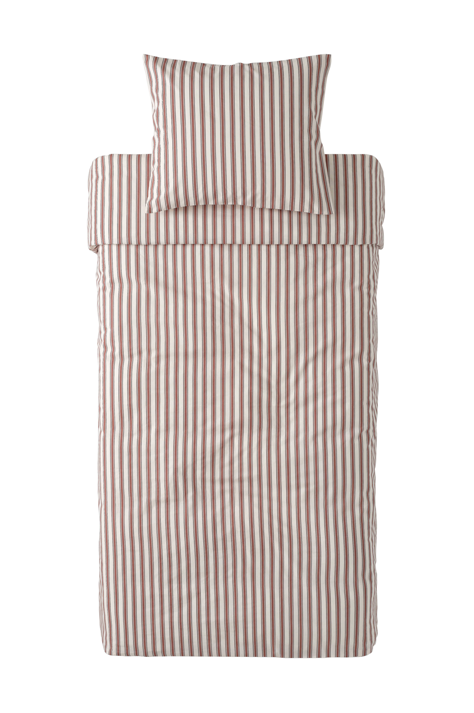 Dynetrekksett Bedset Heaven Stripe i bomull 2 deler