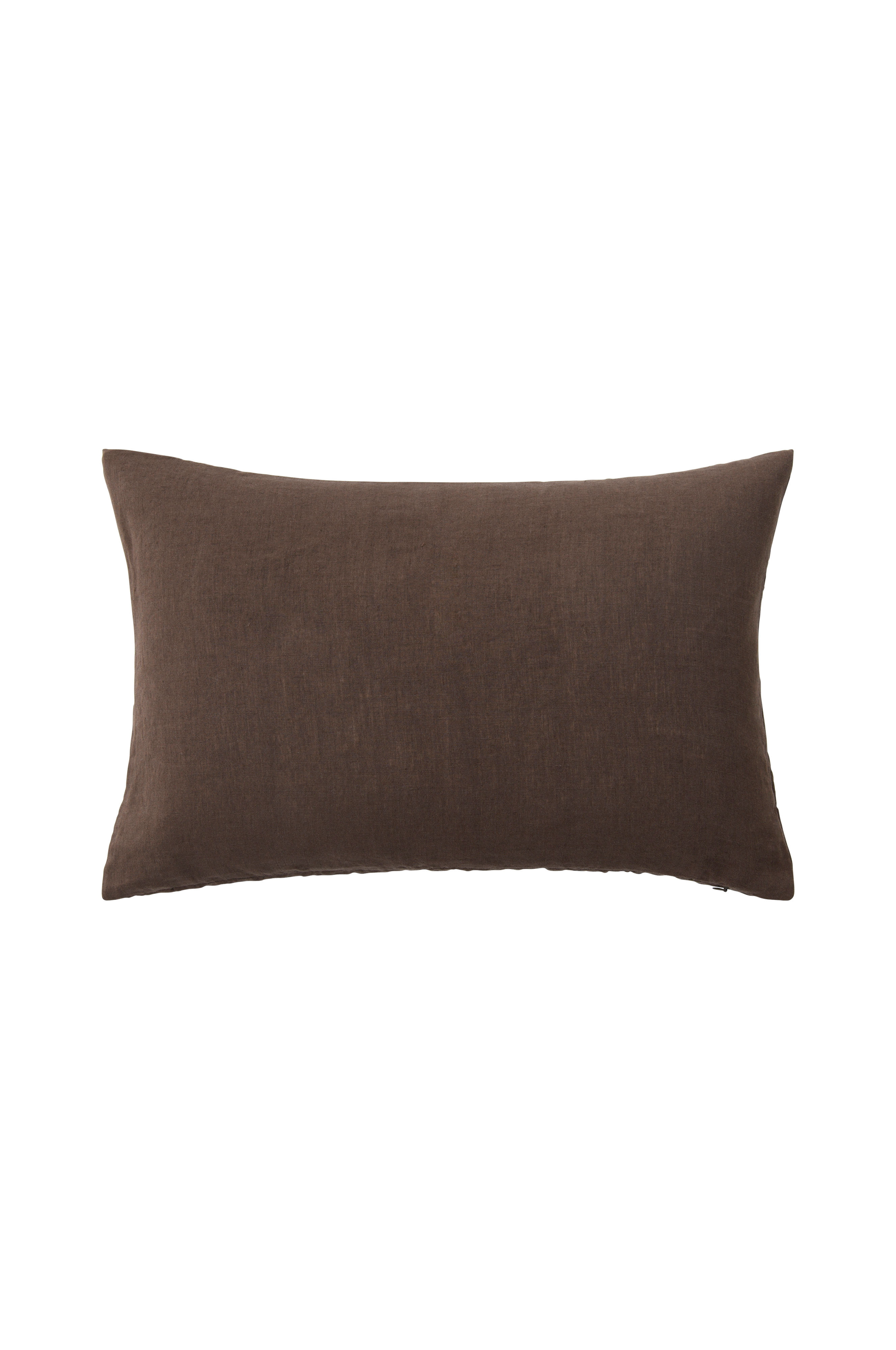 Putetrekk Candice Zip i vasket lin 40x60 cm