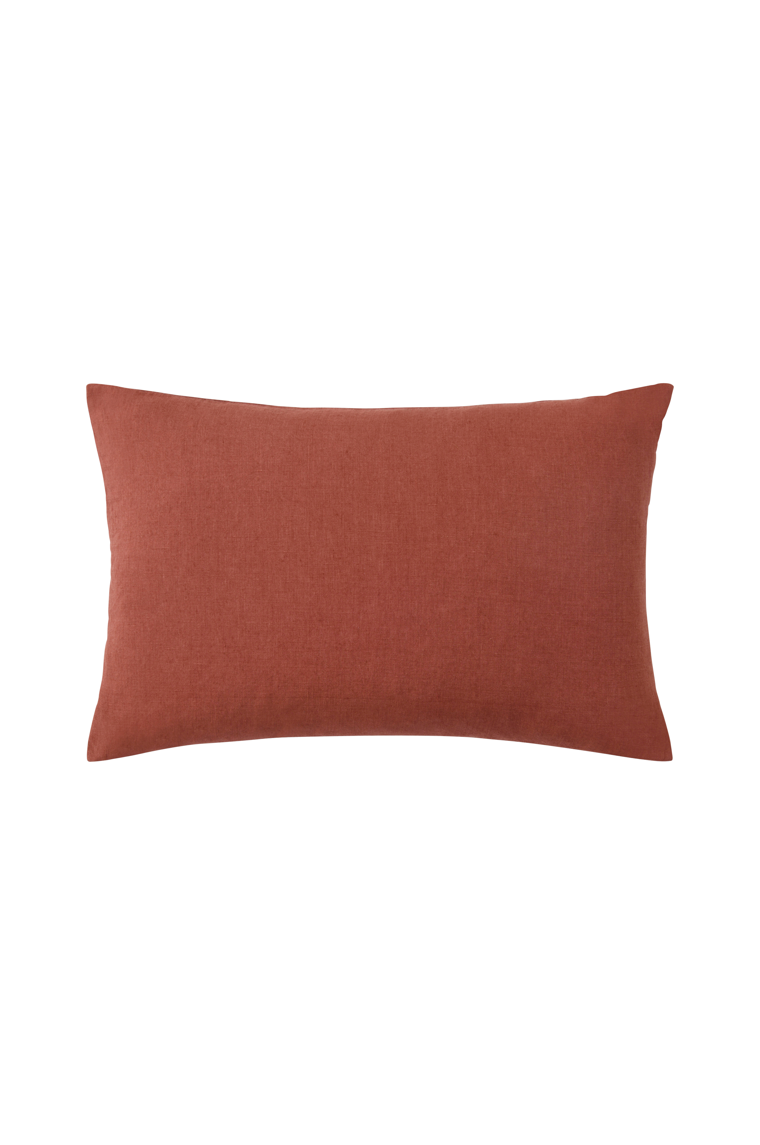 Putetrekk Candice Zip i vasket lin 40x60 cm