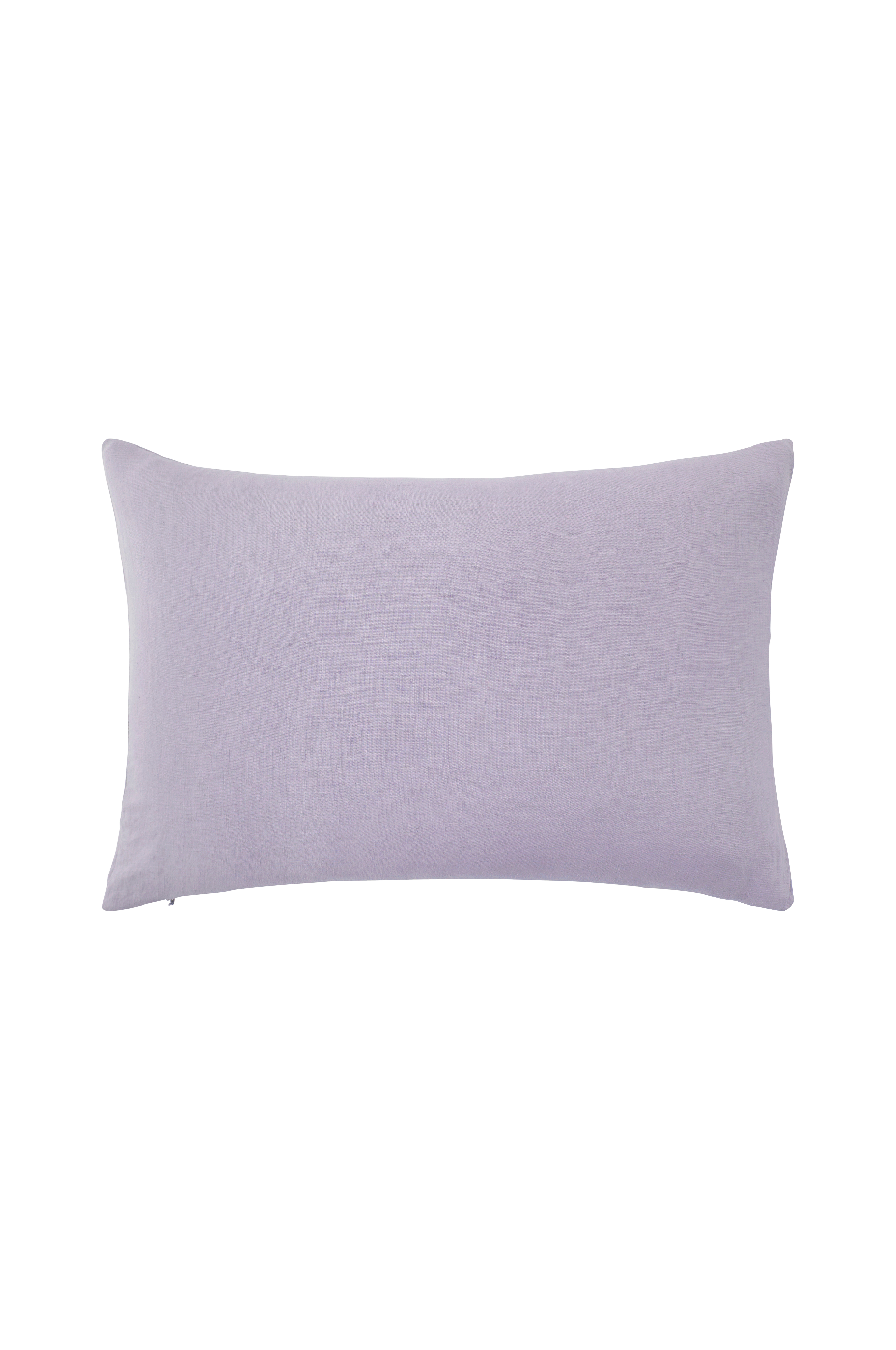 Putetrekk Candice Zip i vasket lin 40x60 cm
