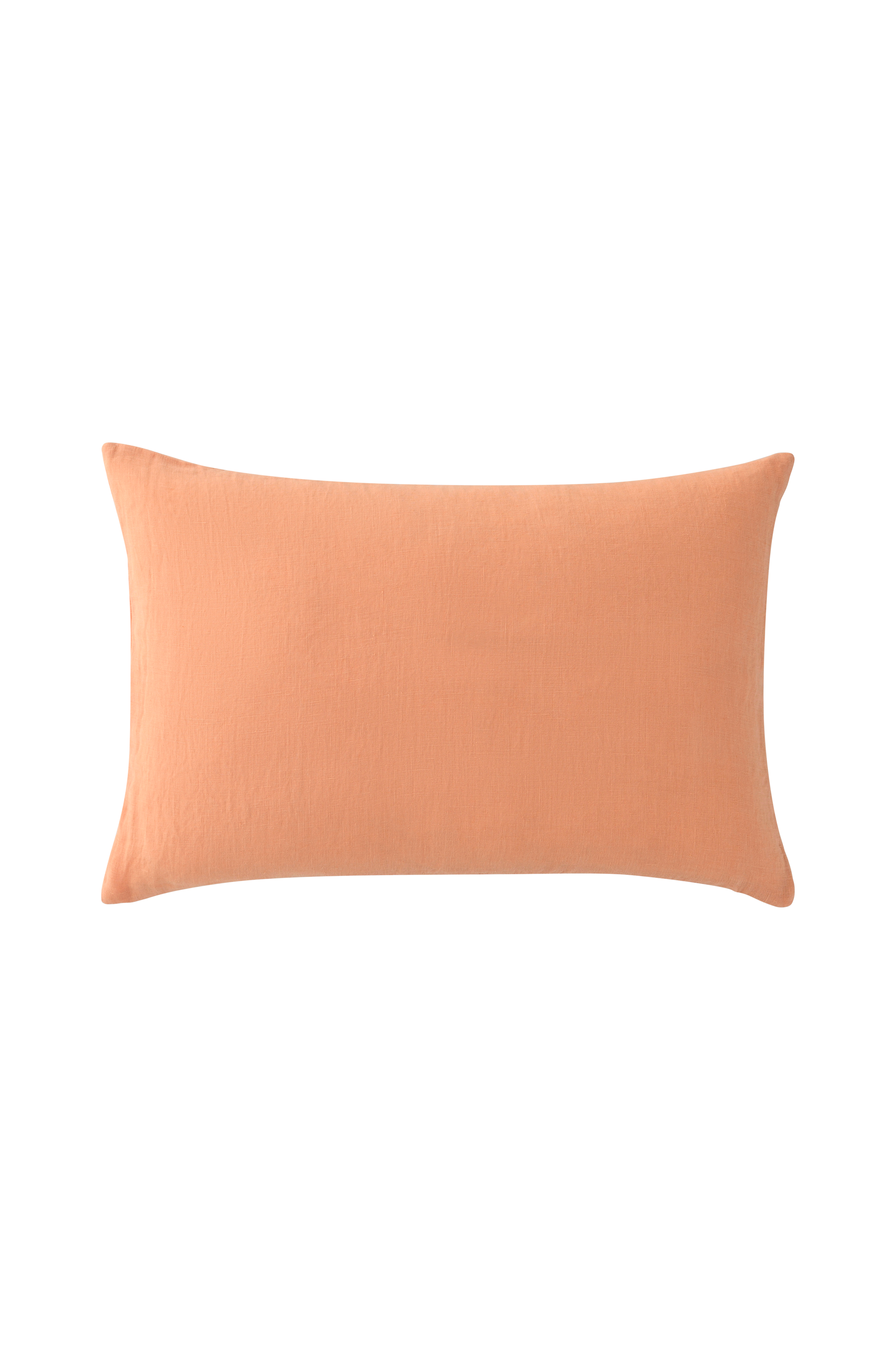 Putetrekk Candice Zip i vasket lin 40x60 cm