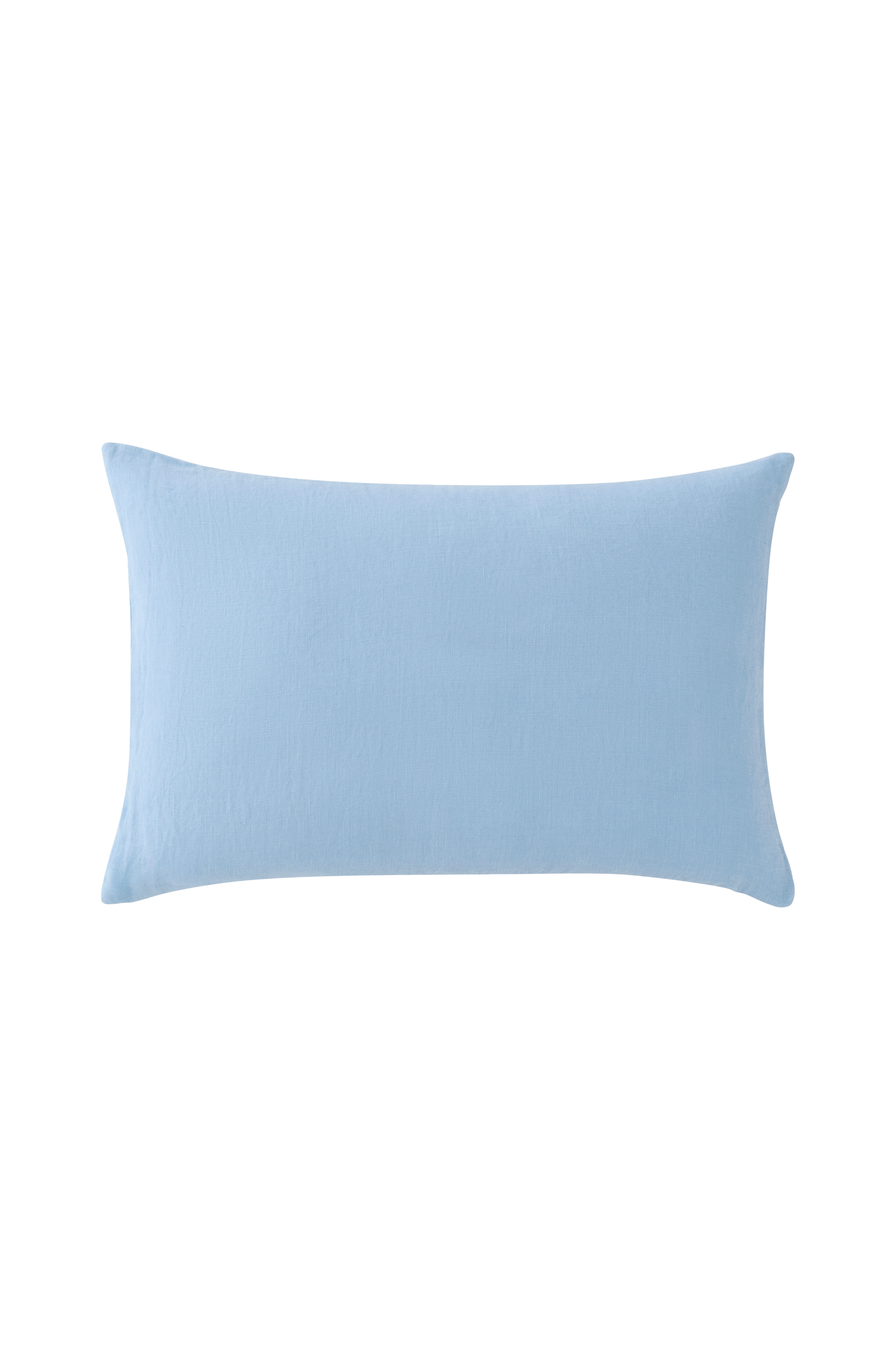 Putetrekk Candice Zip i vasket lin 40x60 cm