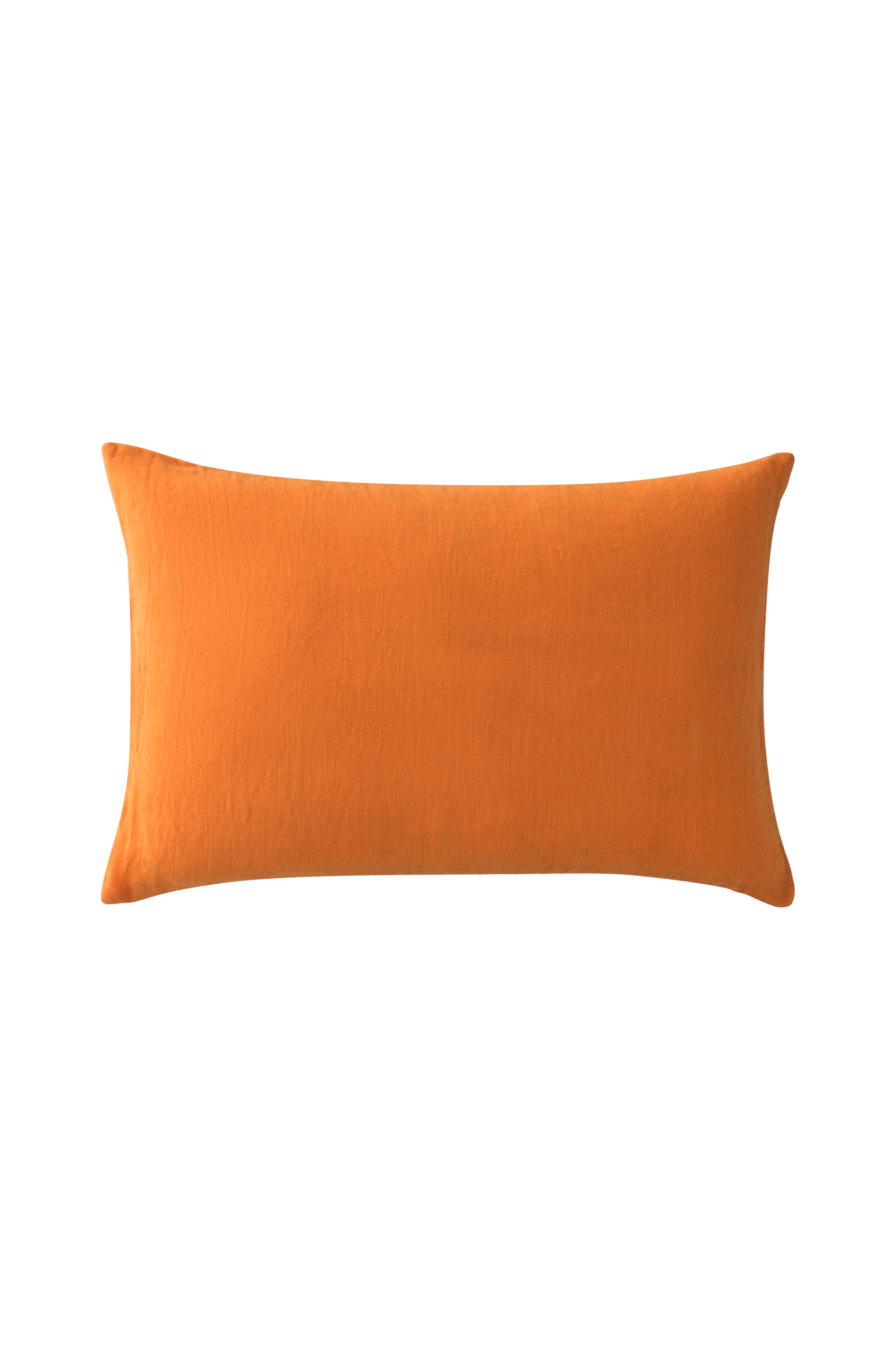 Putetrekk Candice Zip i vasket lin 40x60 cm