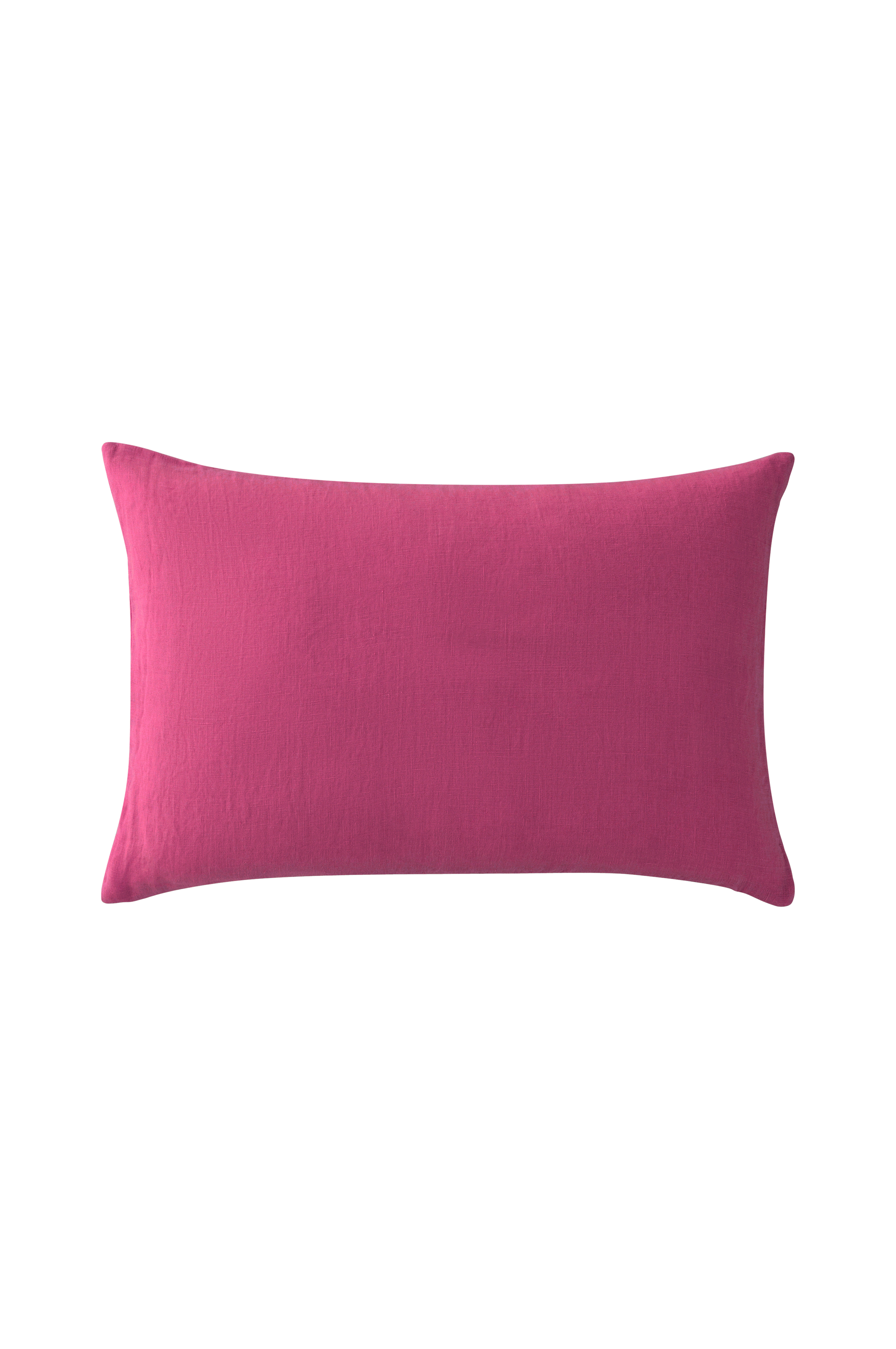 Putetrekk Candice Zip i vasket lin 40x60 cm