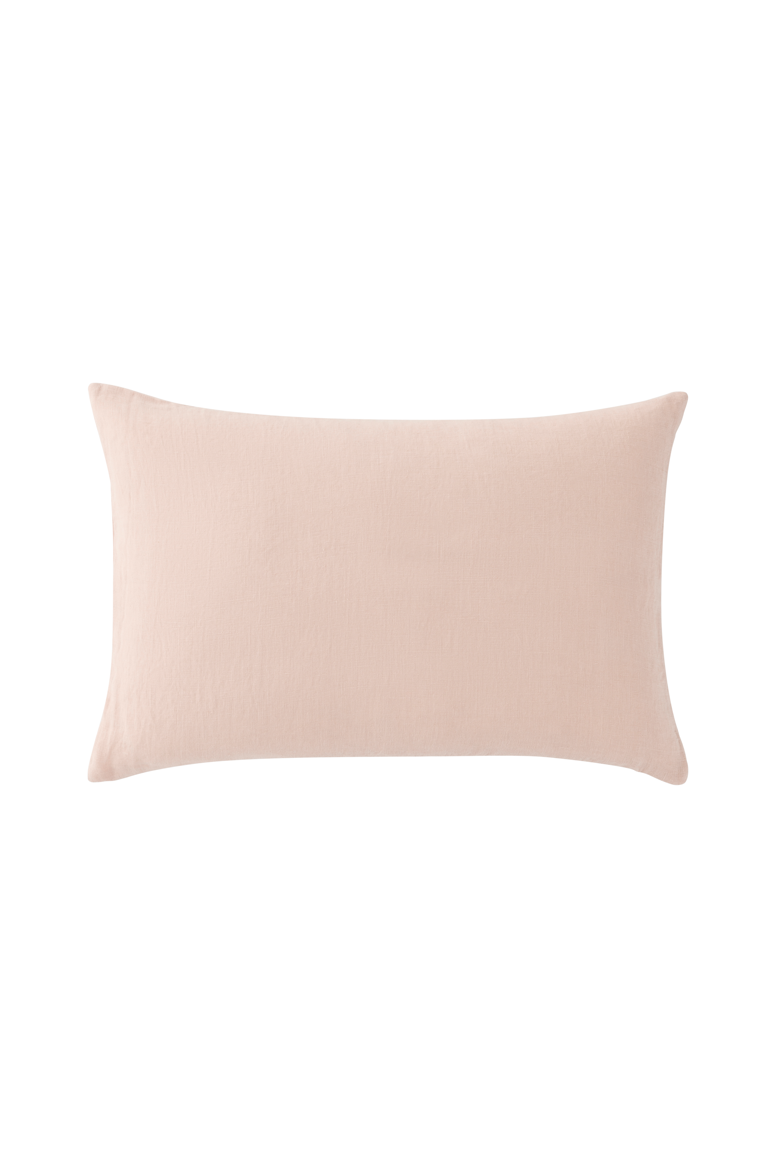Putetrekk Candice Zip i vasket lin 40x60 cm