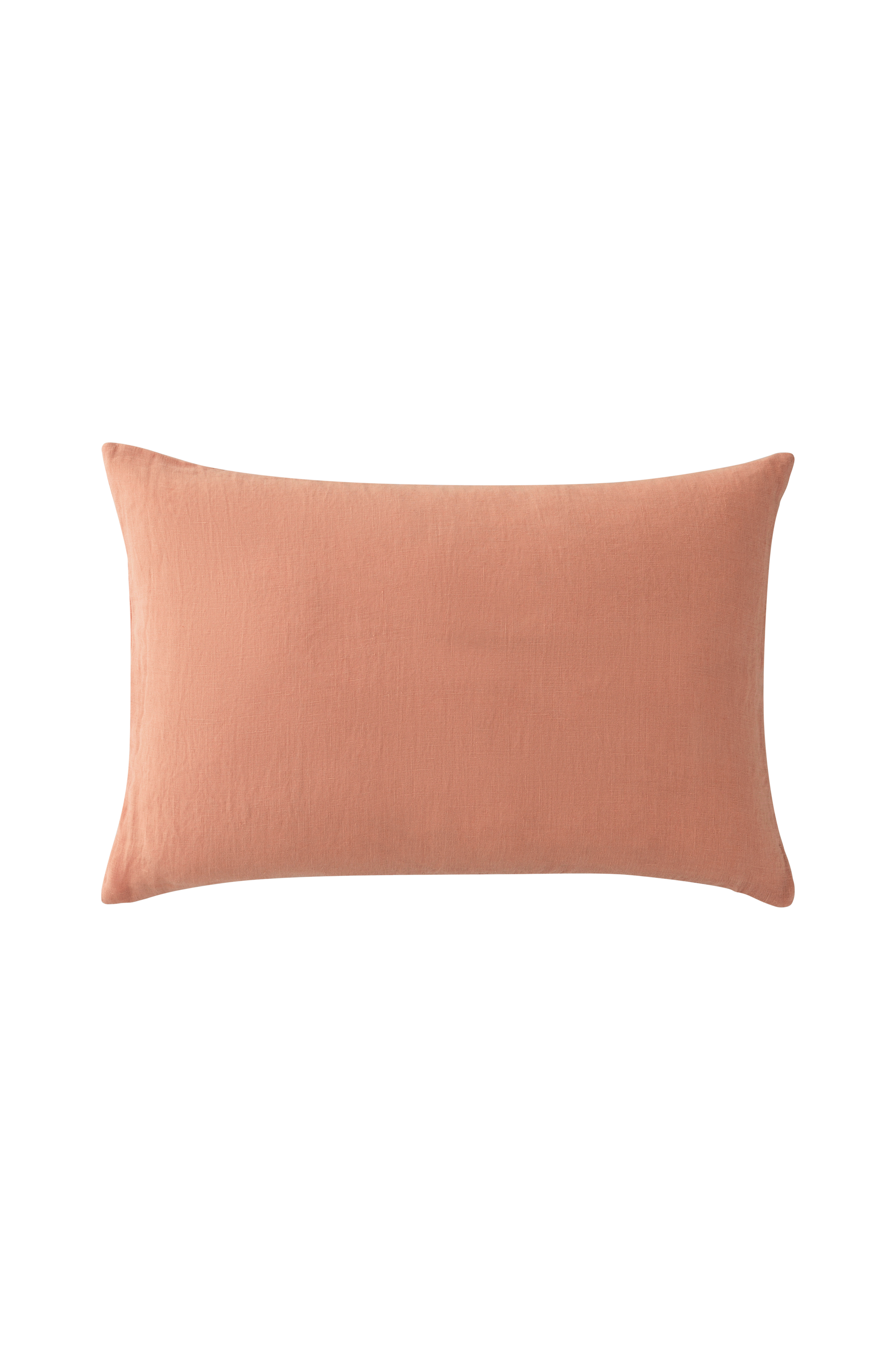 Putetrekk Candice Zip i vasket lin 40x60 cm