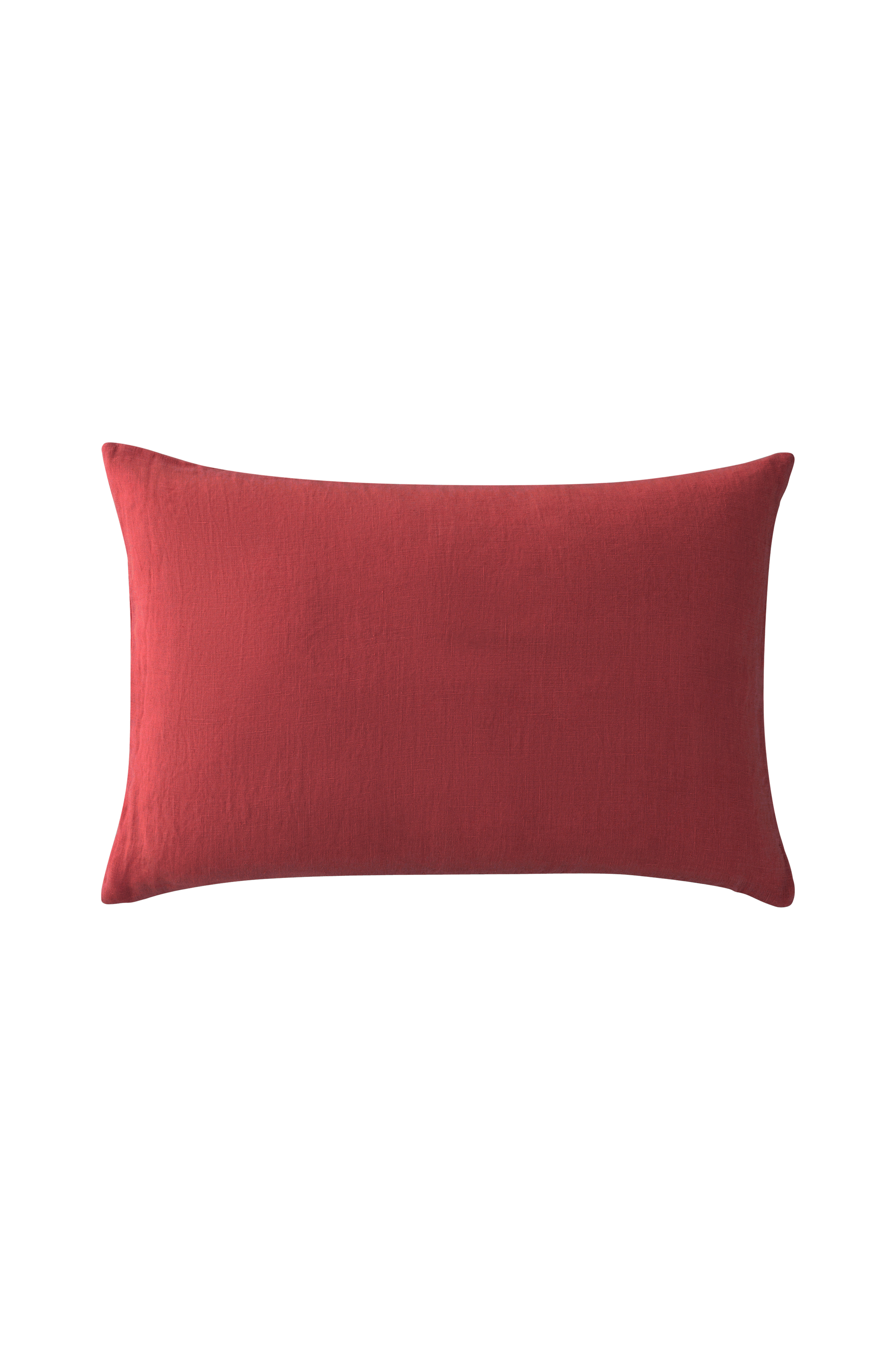 Putetrekk Candice Zip i vasket lin 40x60 cm