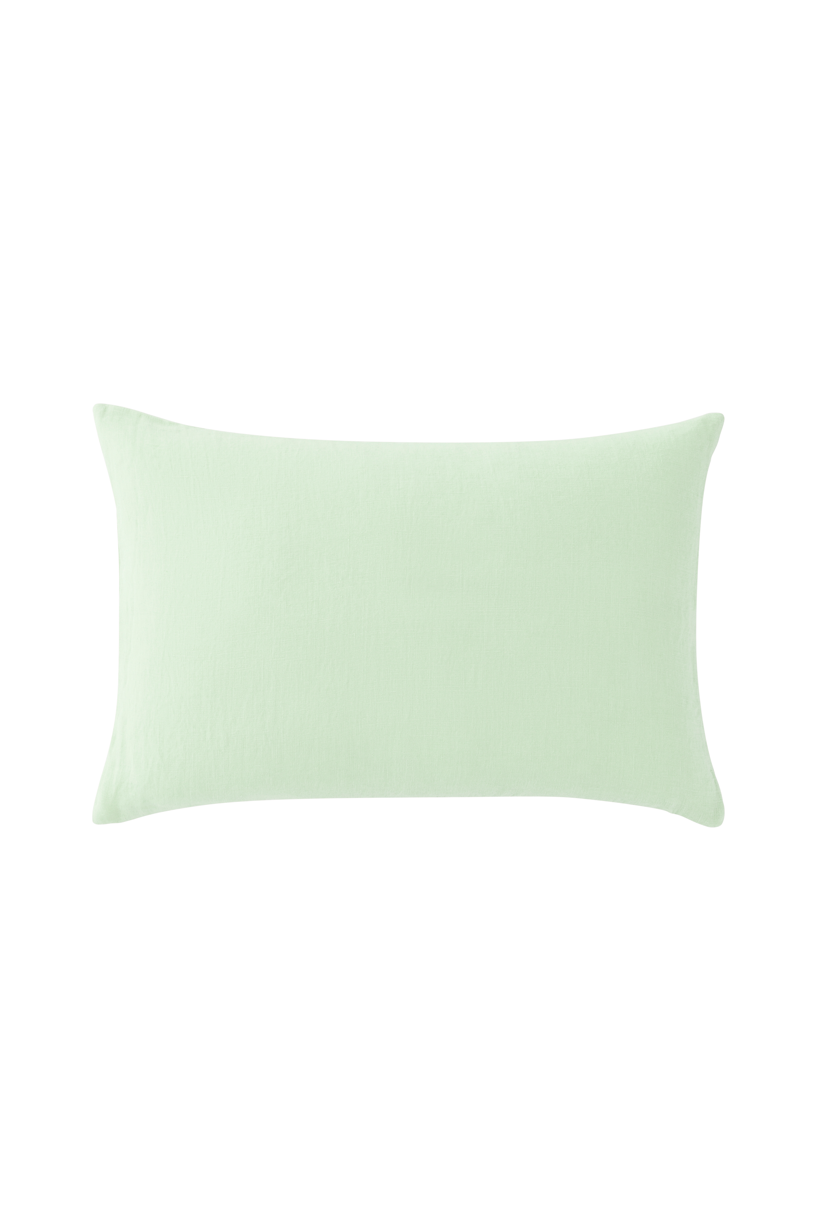 Putetrekk Candice Zip i vasket lin 40x60 cm