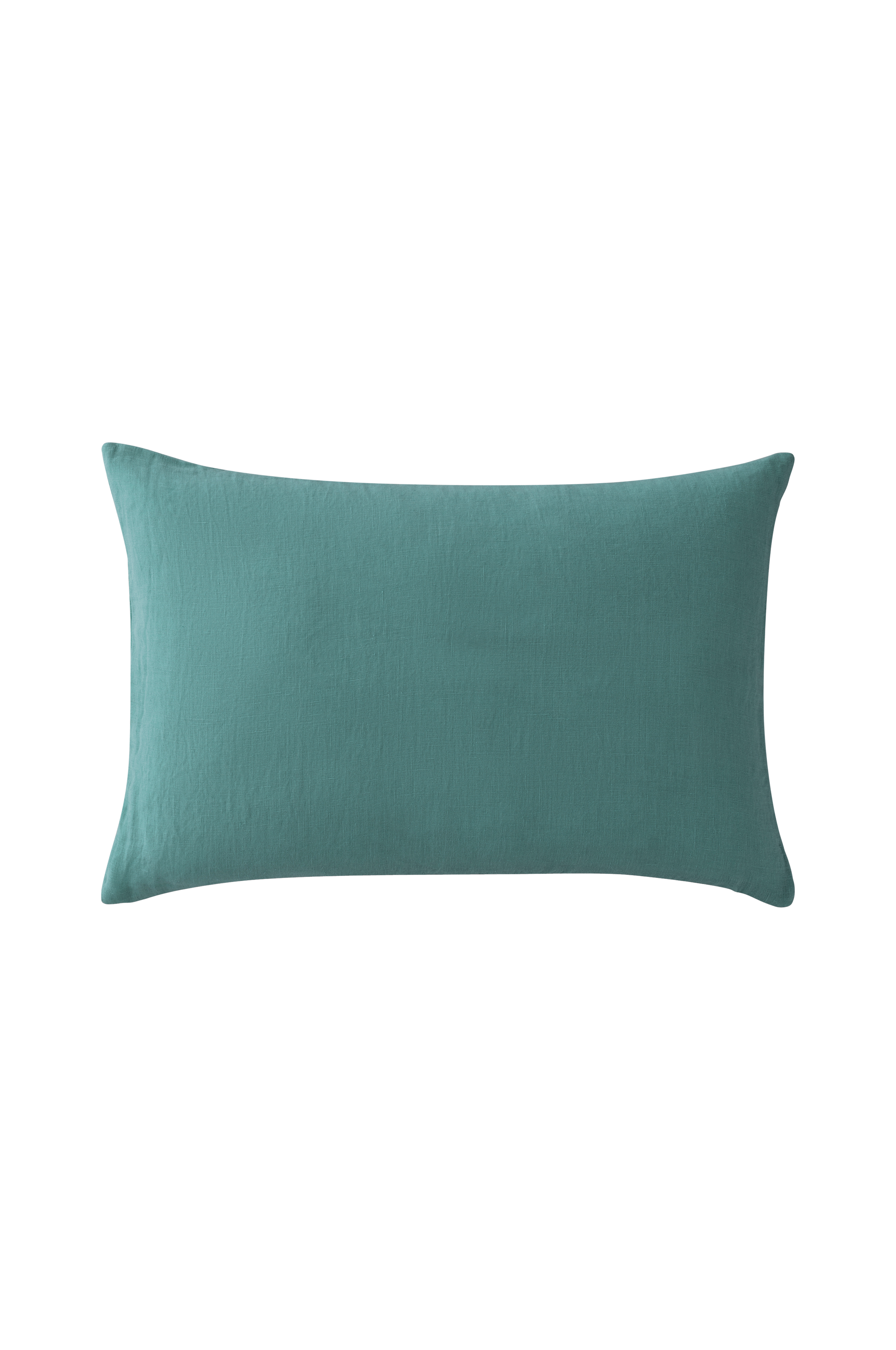 Putetrekk Candice Zip i vasket lin 40x60 cm