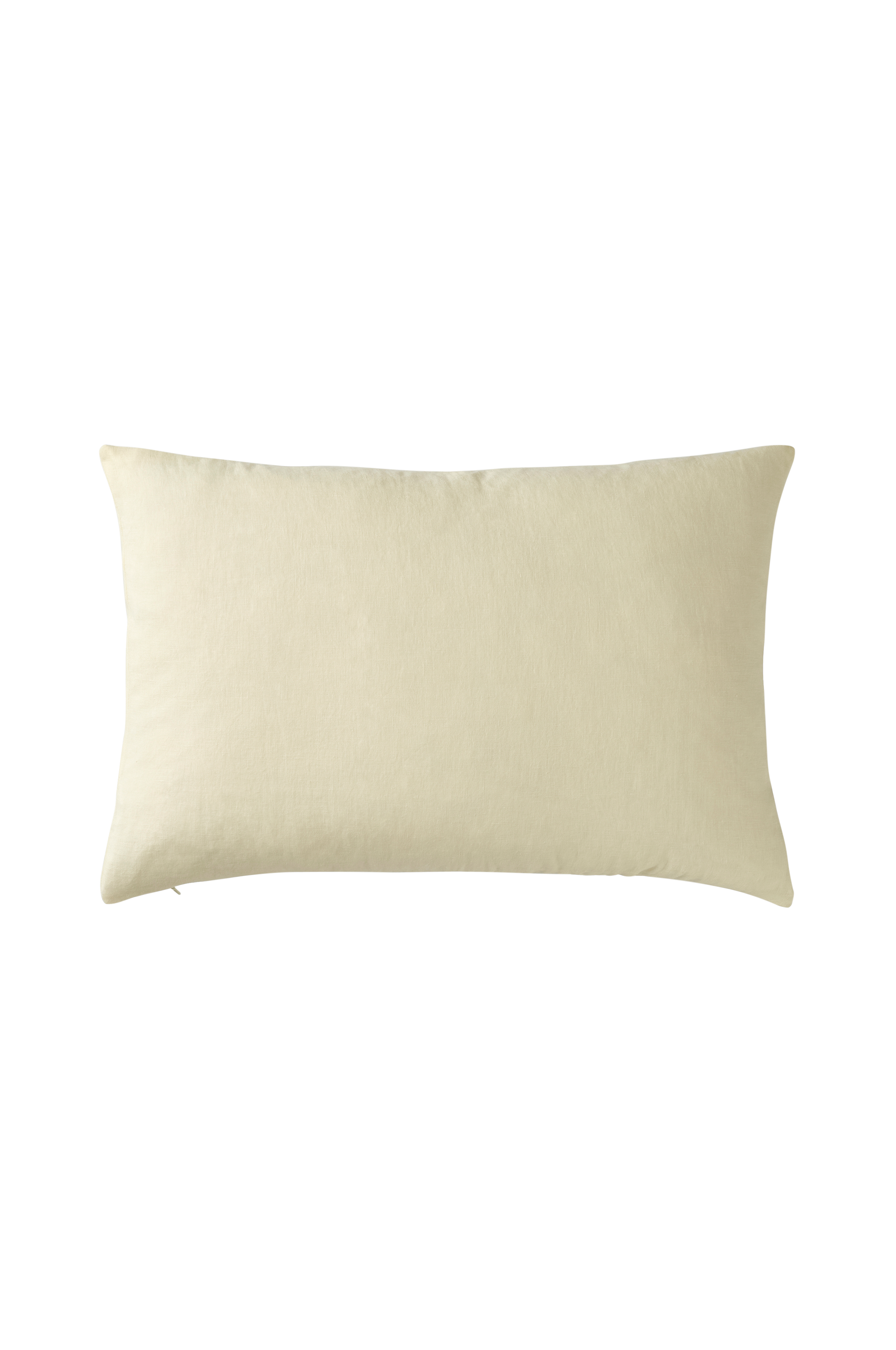 Putetrekk Candice Zip i vasket lin 40x60 cm