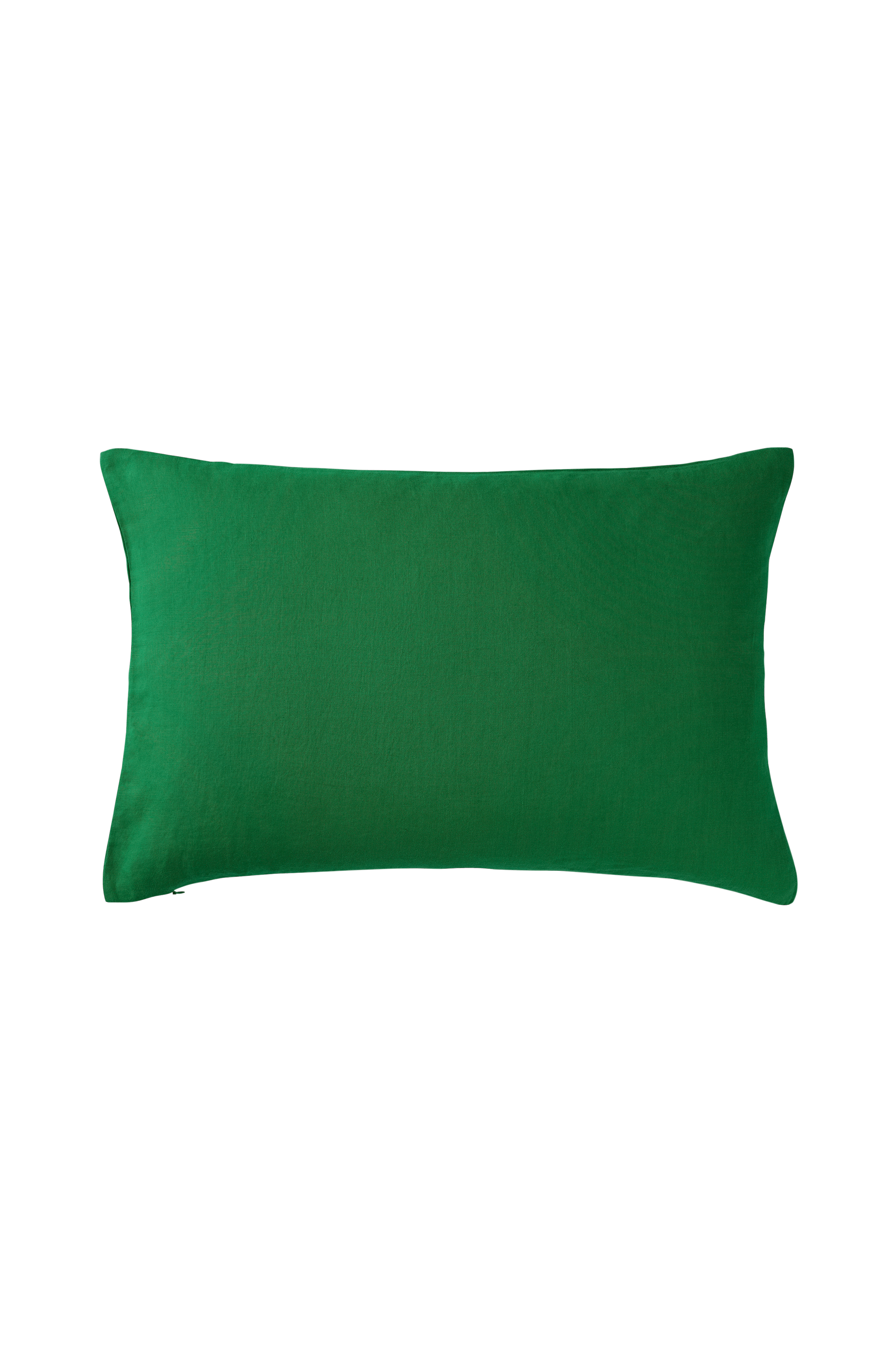 Putetrekk Candice Zip i vasket lin 40x60 cm