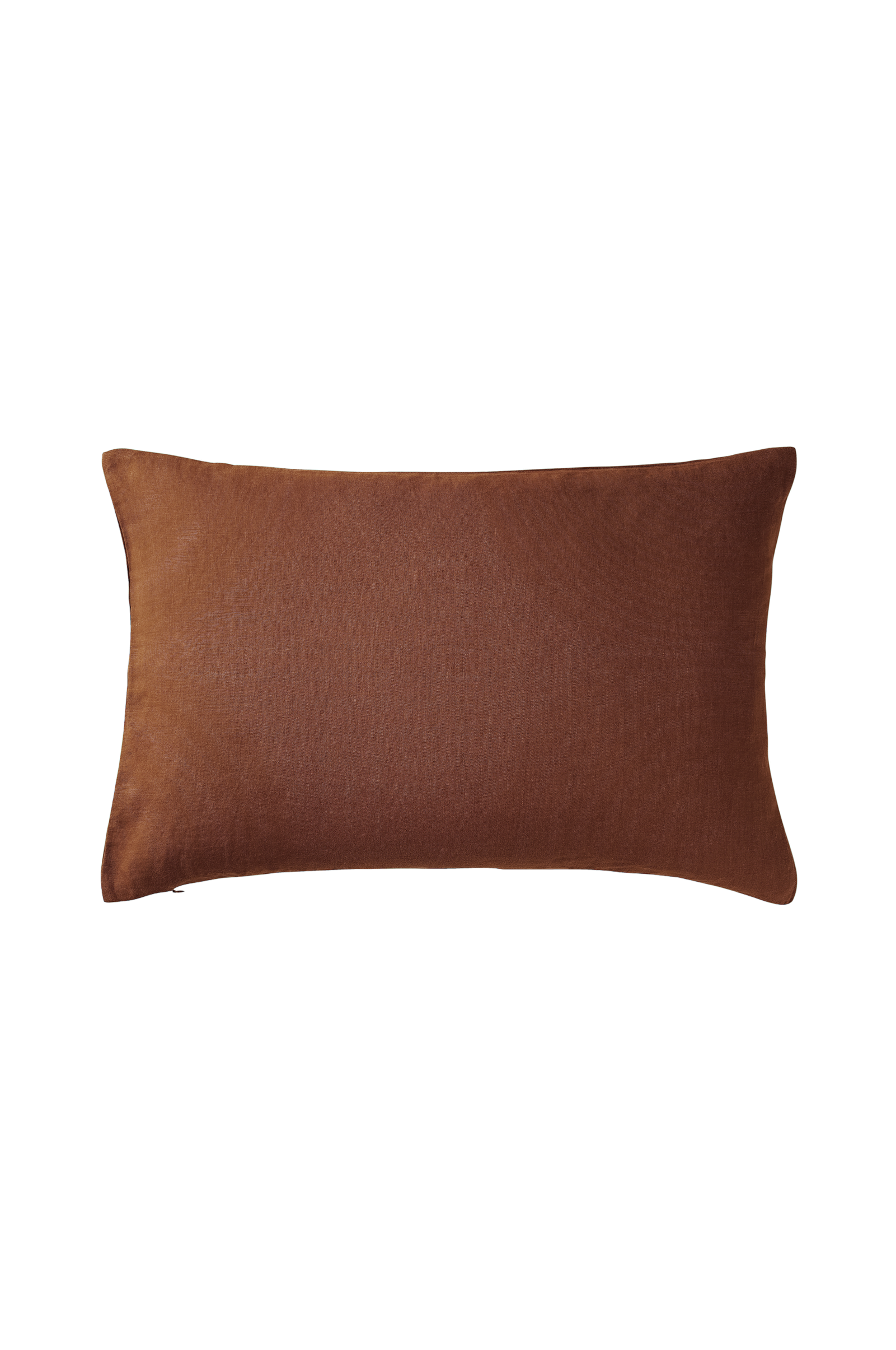 Putetrekk Candice Zip i vasket lin 40x60 cm