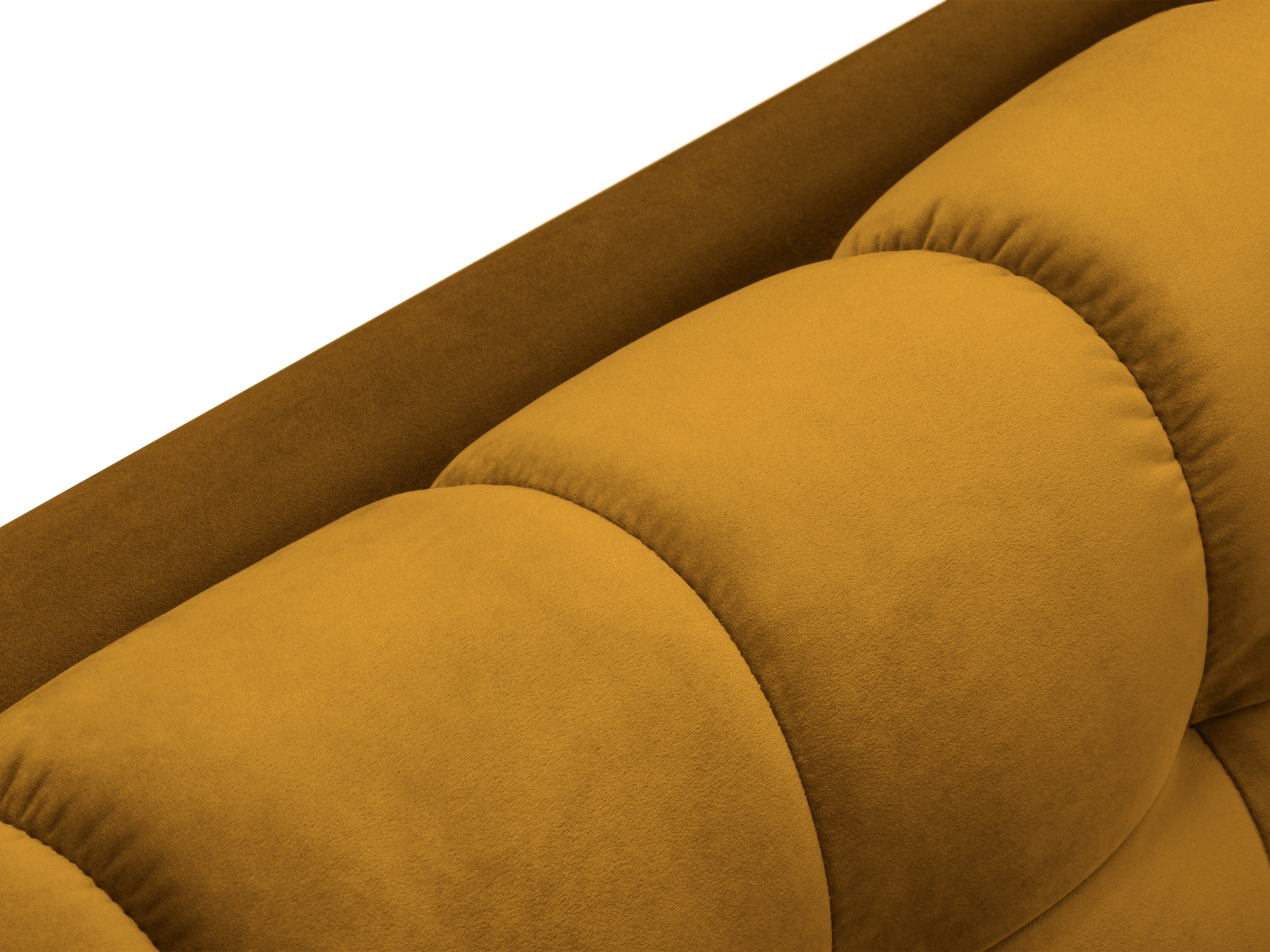 Velvet Left Corner Sofa, "Mamaia", 5 Seats, 293x185x75
