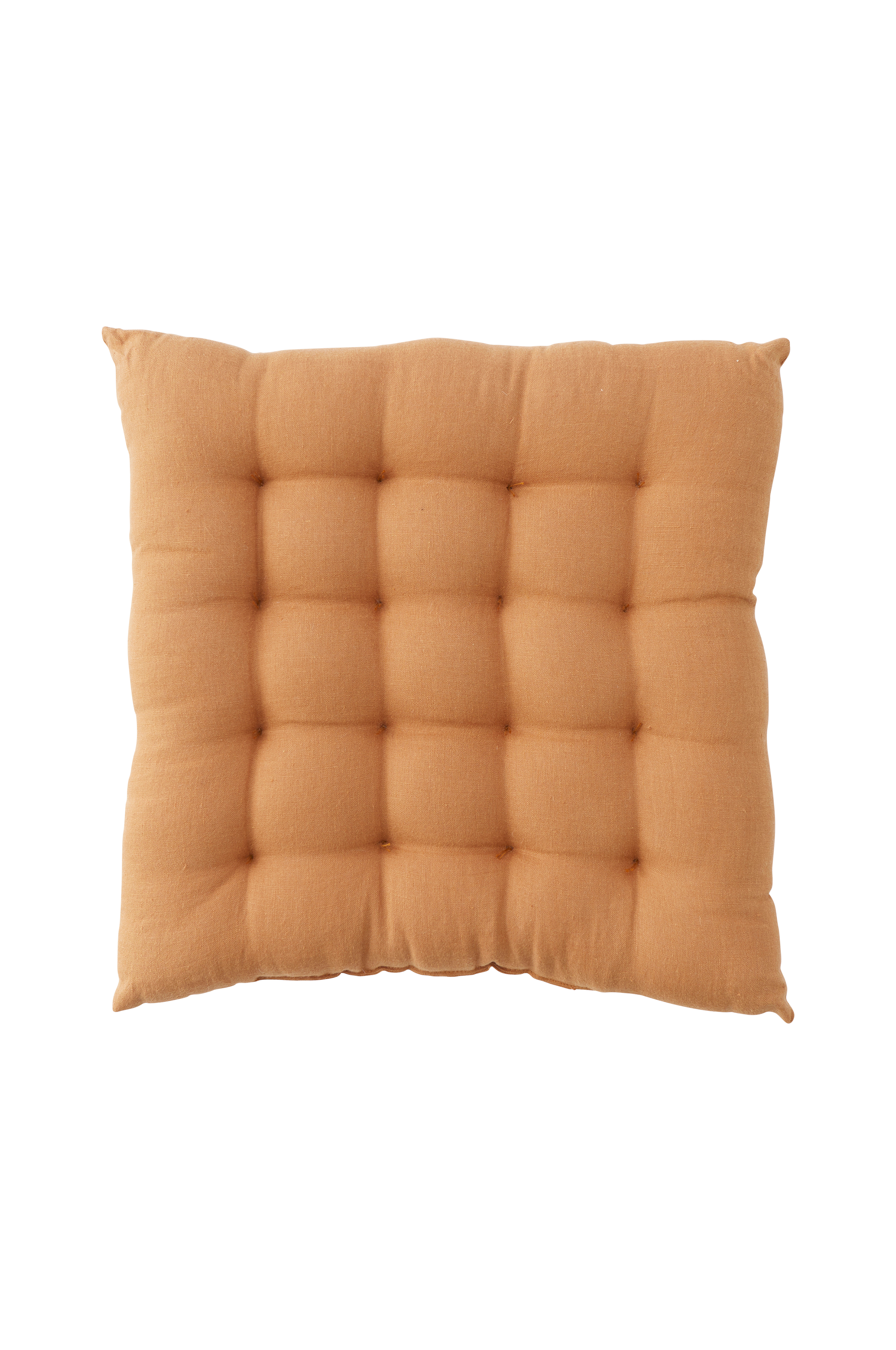 Sittepute Candice i vasket lin 40x40x5 cm