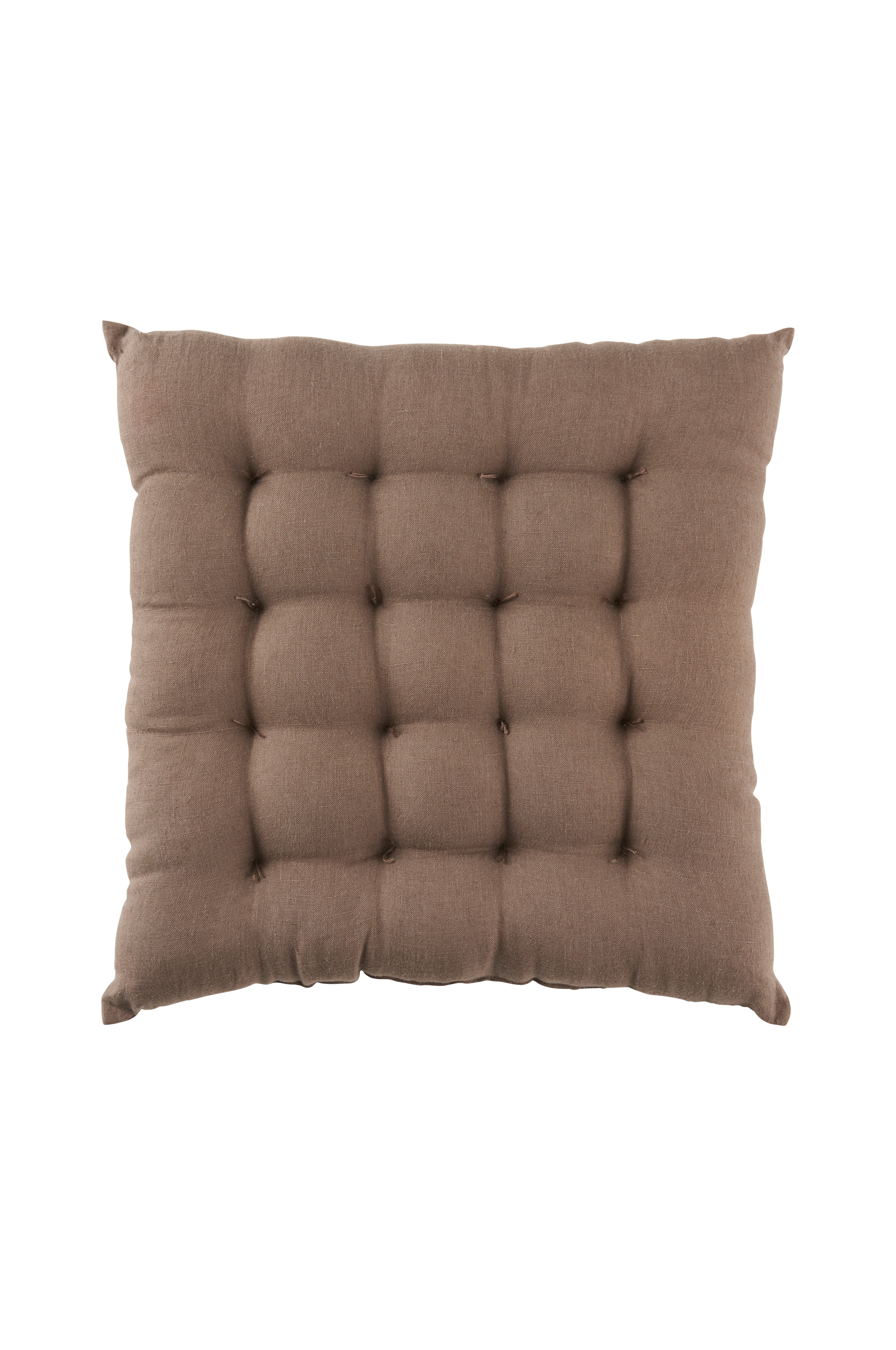 Sittepute Candice i vasket lin 40x40x5 cm