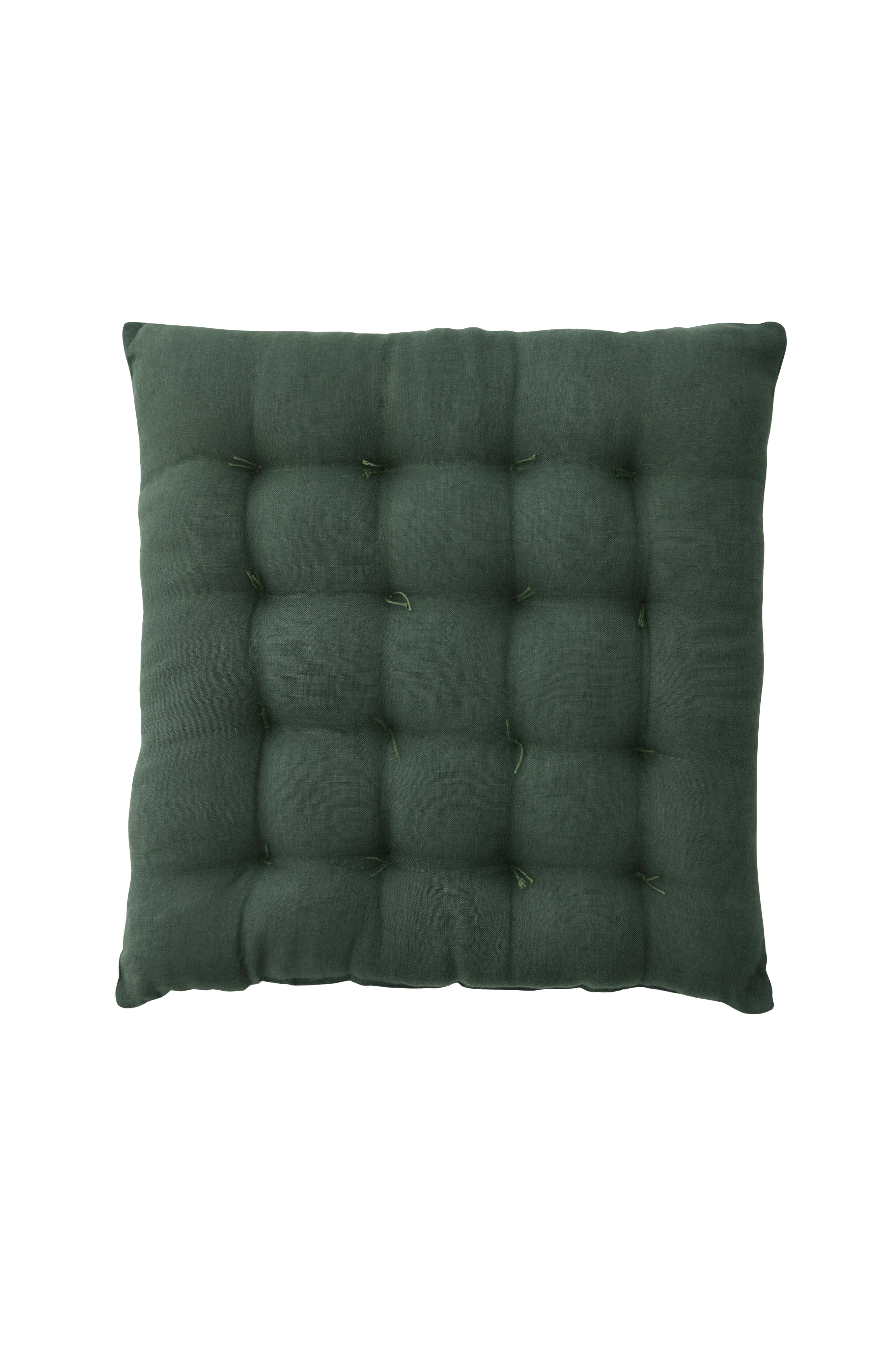 Sittepute Candice i vasket lin 40x40x5 cm