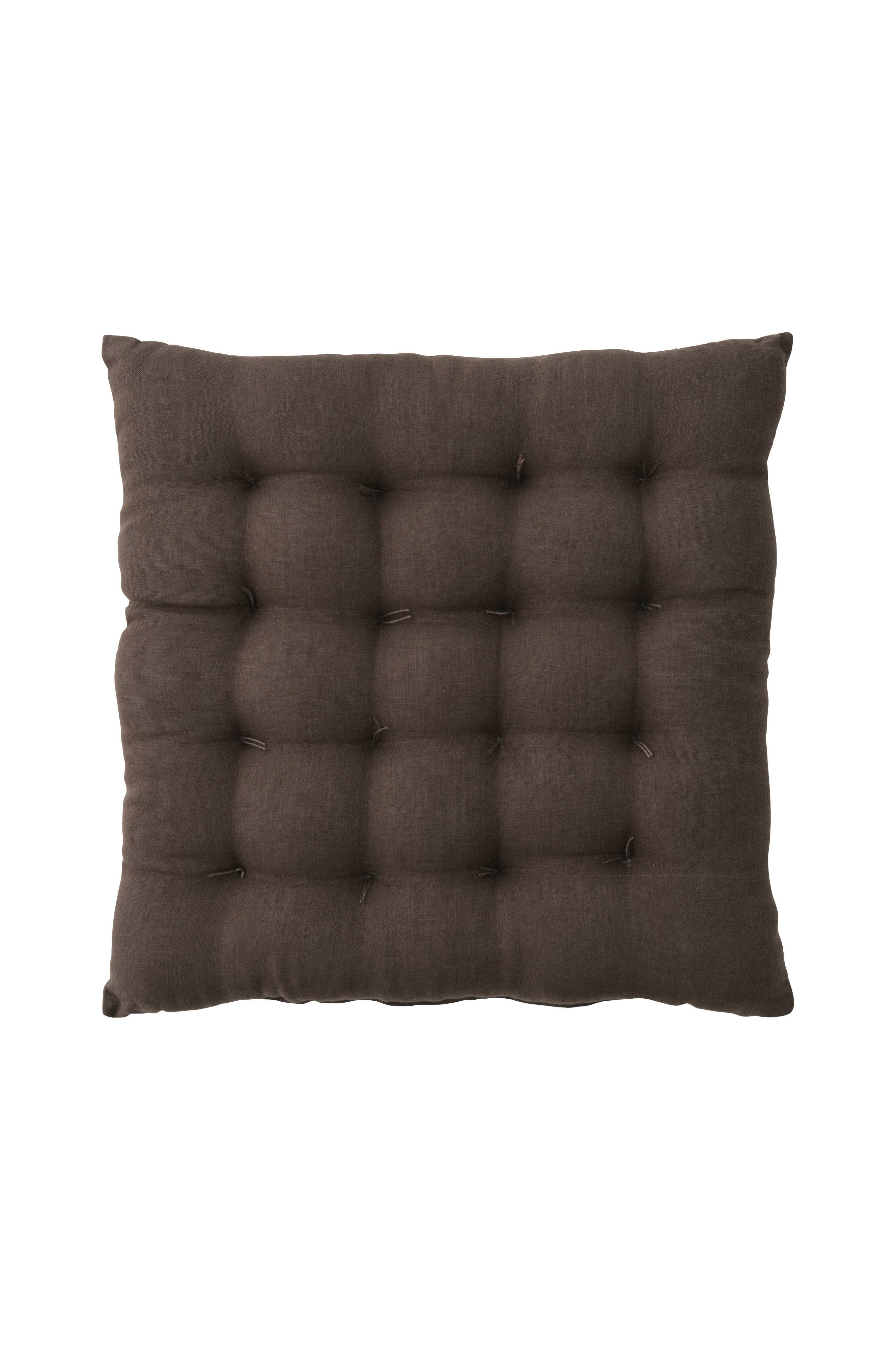 Sittepute Candice i vasket lin 40x40x5 cm