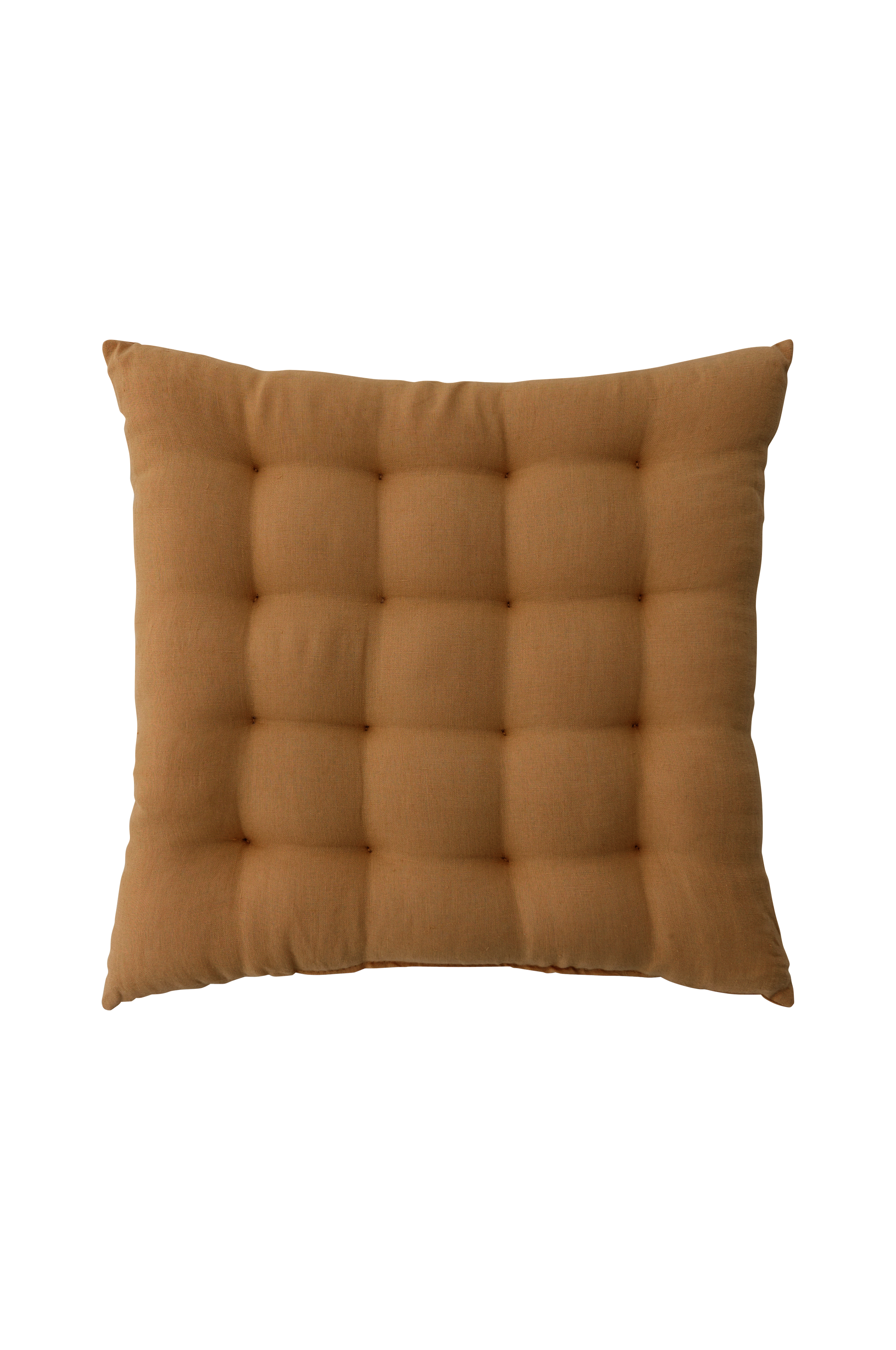 Sittepute Candice i vasket lin 40x40x5 cm