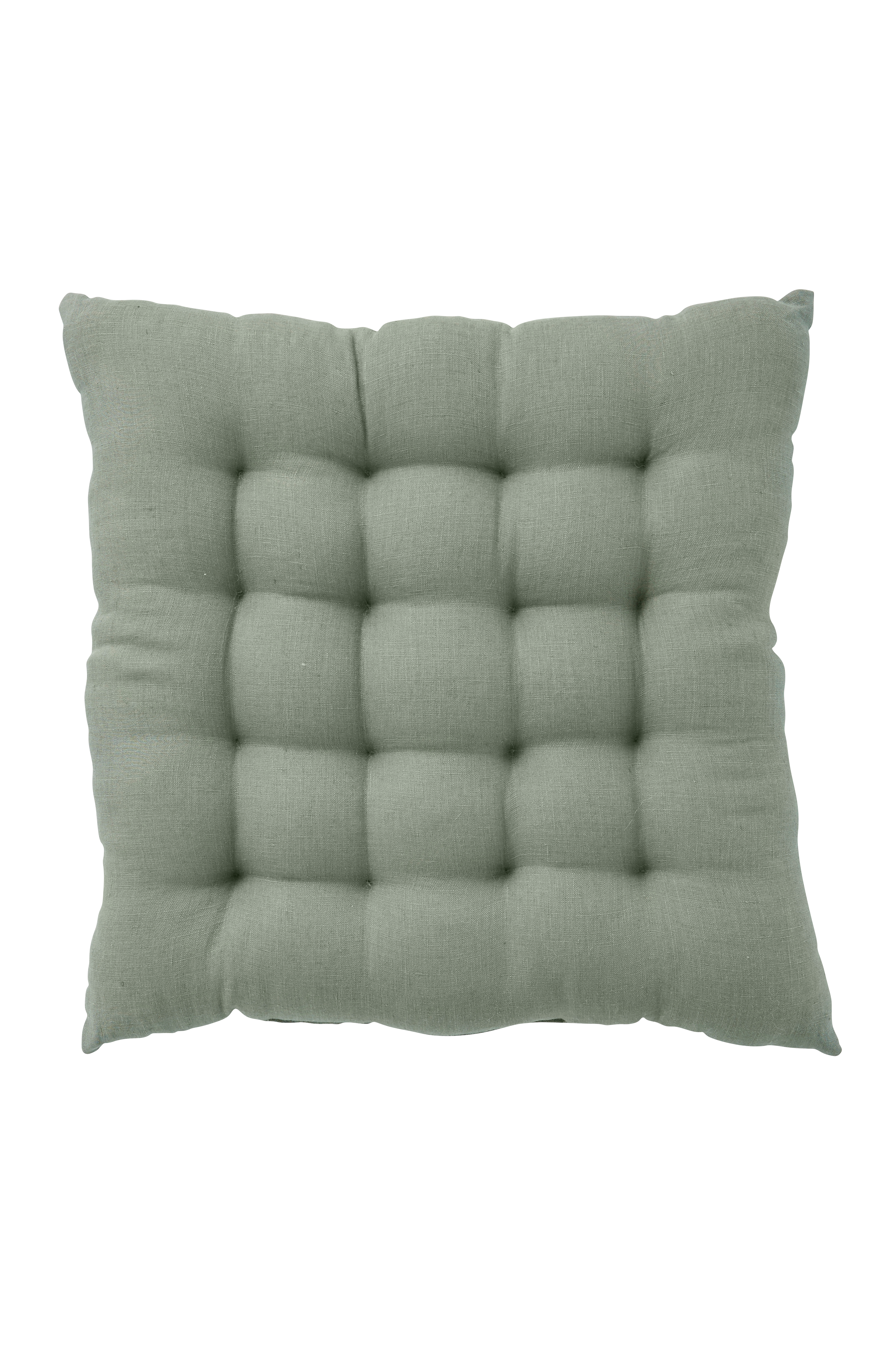 Sittepute Candice i vasket lin 40x40x5 cm
