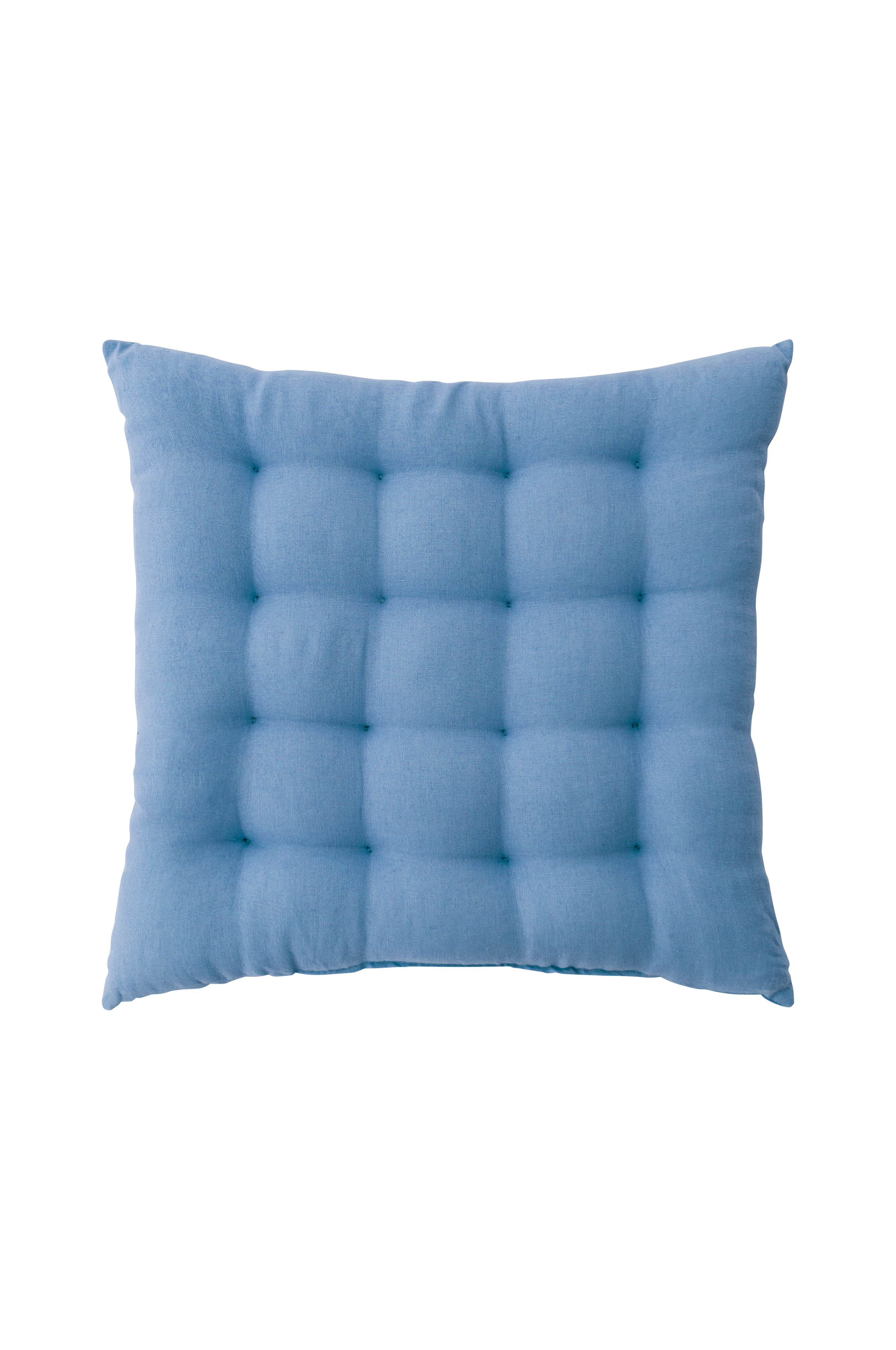 Sittepute Candice i vasket lin 40x40x5 cm