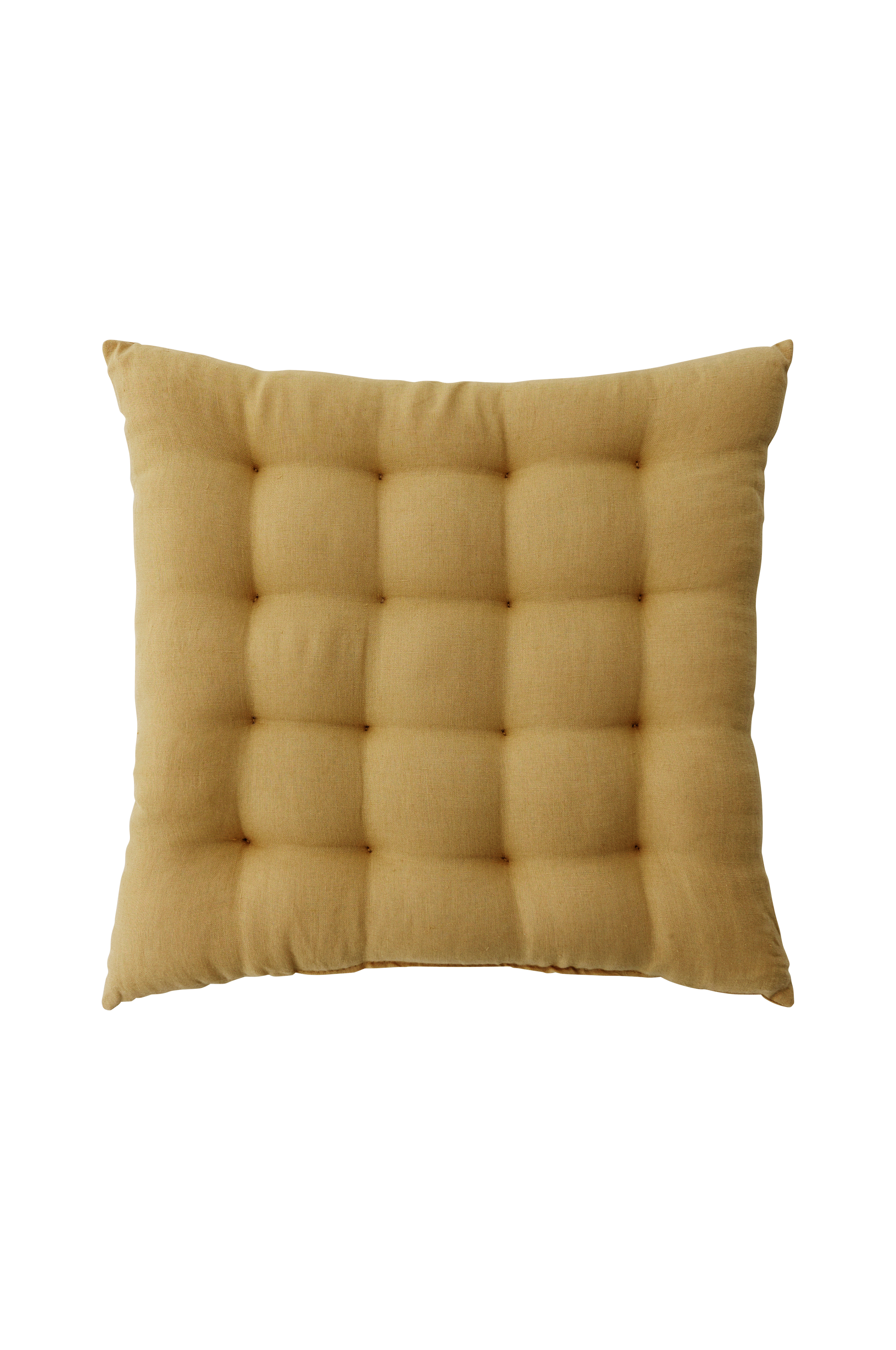 Sittepute Candice i vasket lin 40x40x5 cm