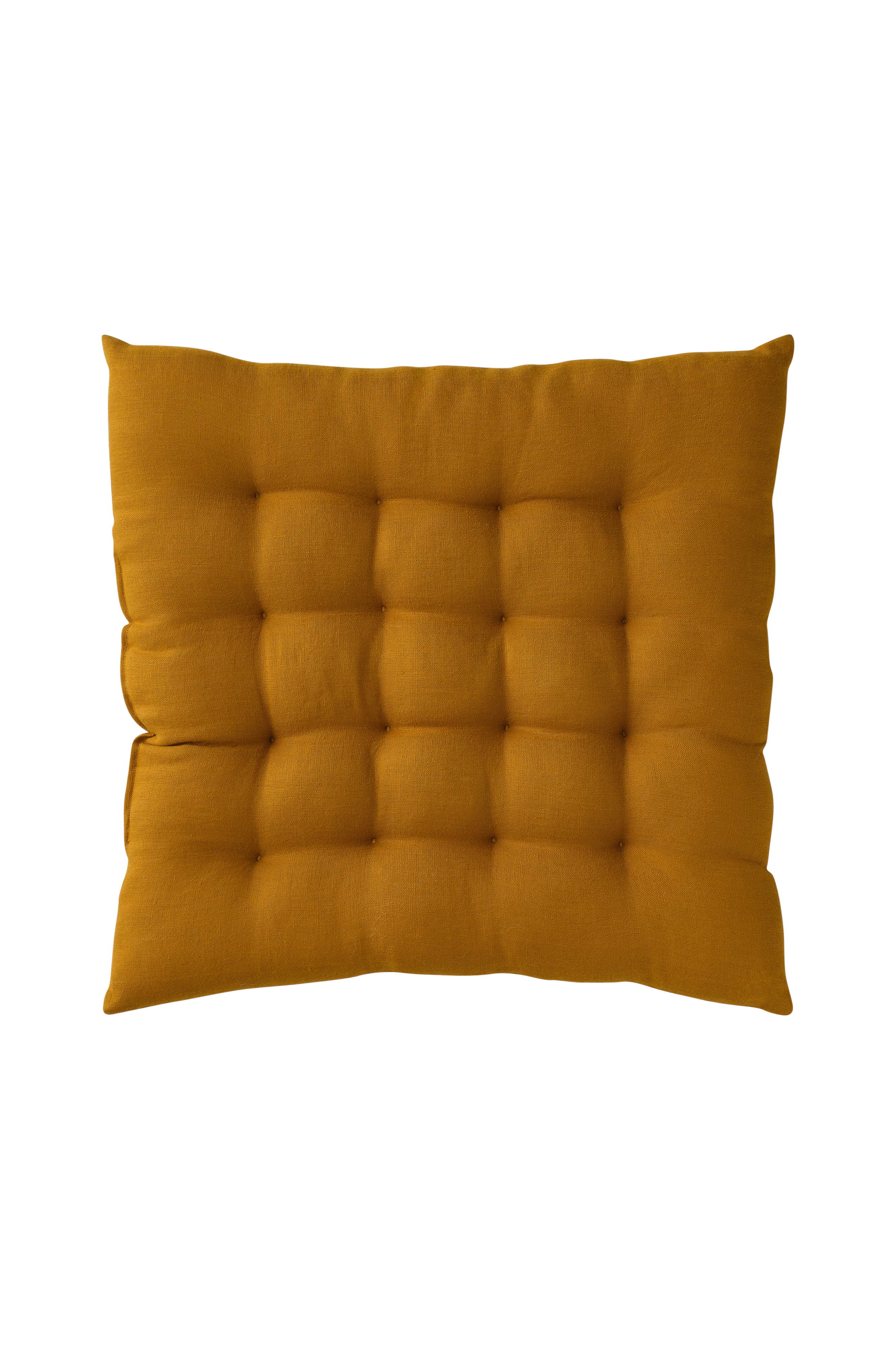 Sittepute Candice i vasket lin 40x40x5 cm
