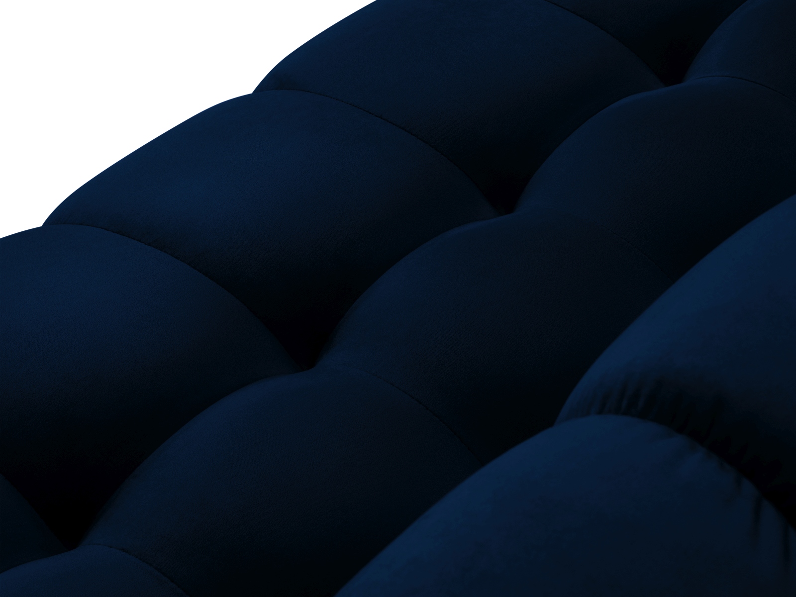 Velvet Right Corner Sofa, "Mamaia", 5 Seats, 293x185x75