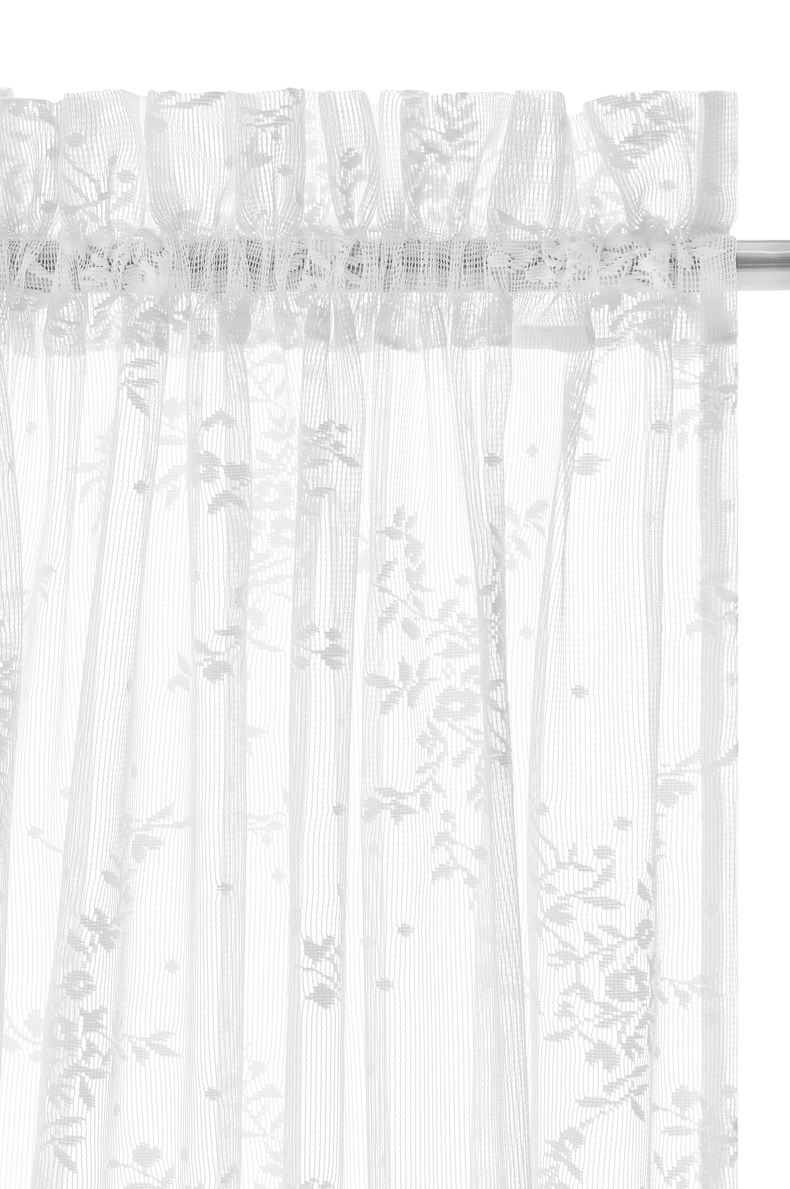 Gardin med løpegang Lise 2-pk