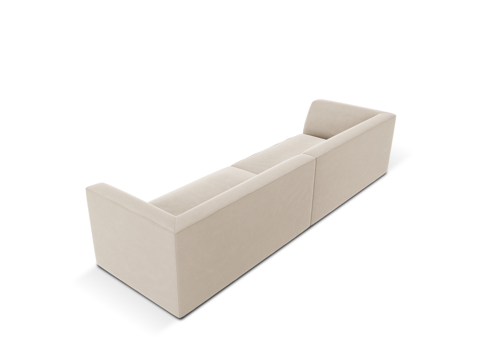 Velvet Sofa, "Ruby", 4 Seats, 302x93x69