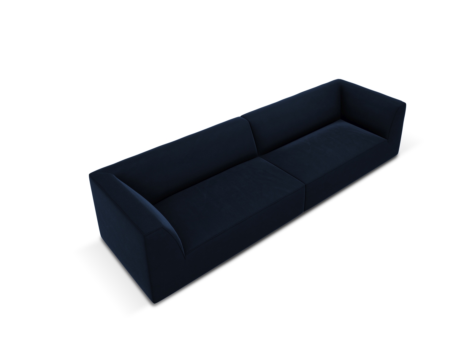 Velvet Sofa, "Ruby", 4 Seats, 302x93x69
