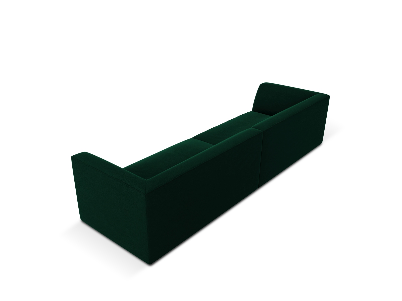 Velvet Sofa, "Ruby", 4 Seats, 302x93x69