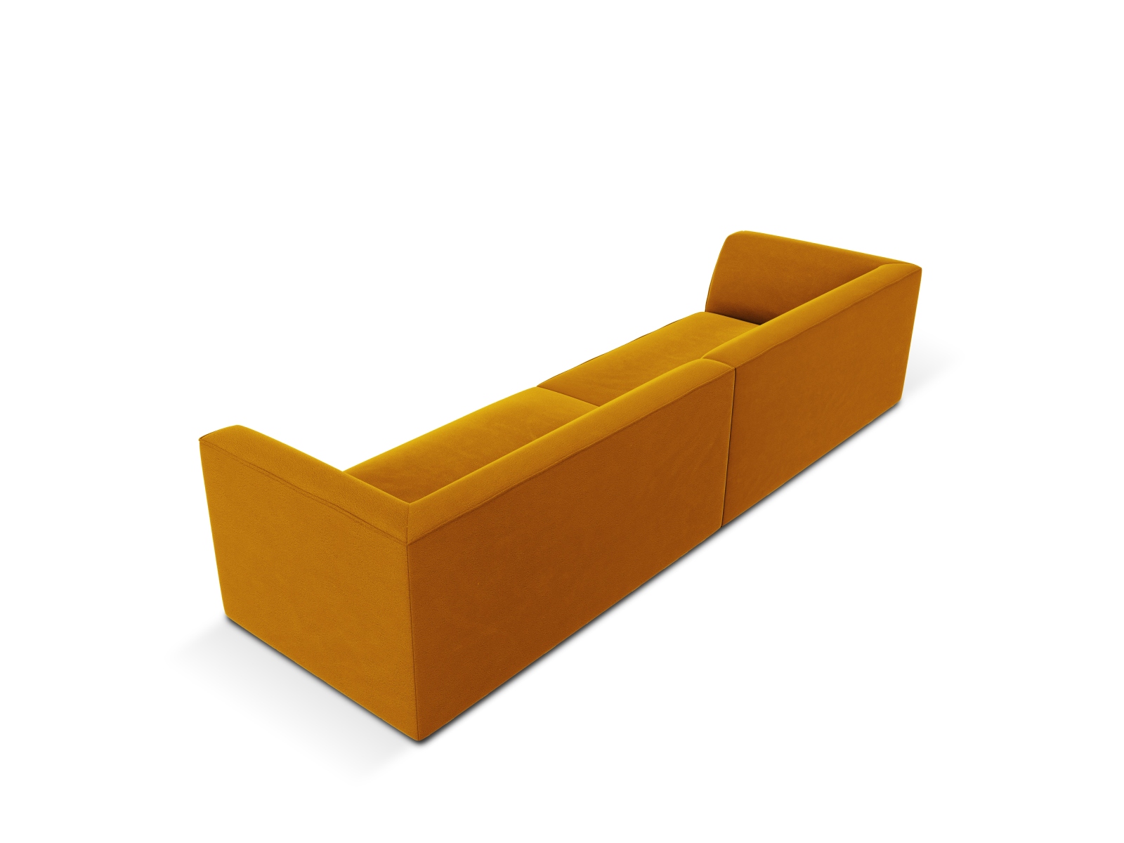 Velvet Sofa, "Ruby", 4 Seats, 302x93x69