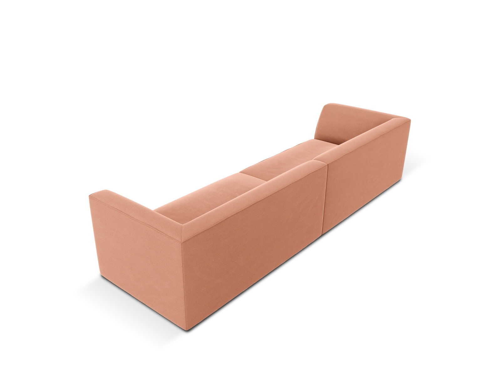 Velvet Sofa, "Ruby", 4 Seats, 302x93x69