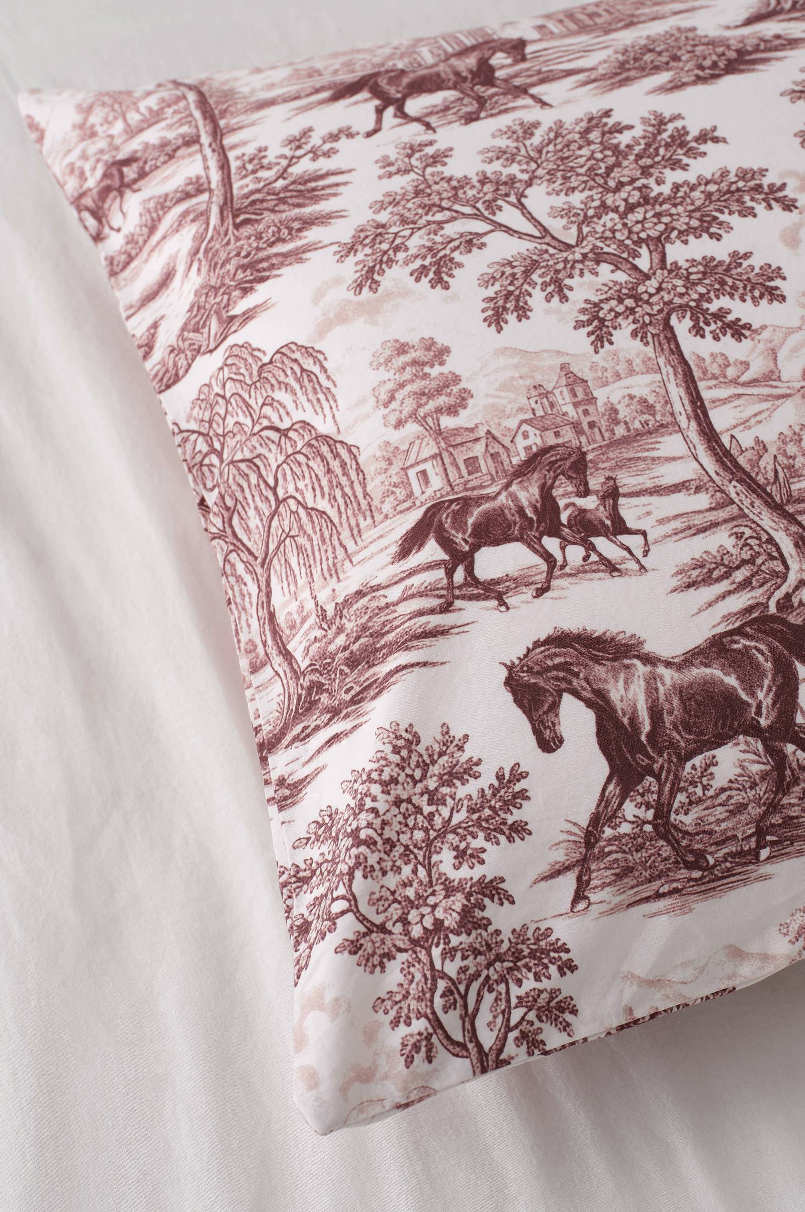 Sengesett Maryam Toile i bomullspercale 2 eller 3 stykker