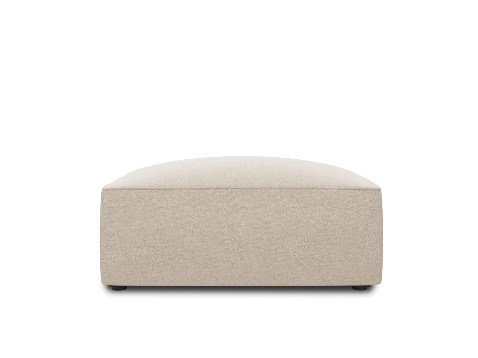 Velvet Pouf, "Ruby", 1 Seat, 93x93x40