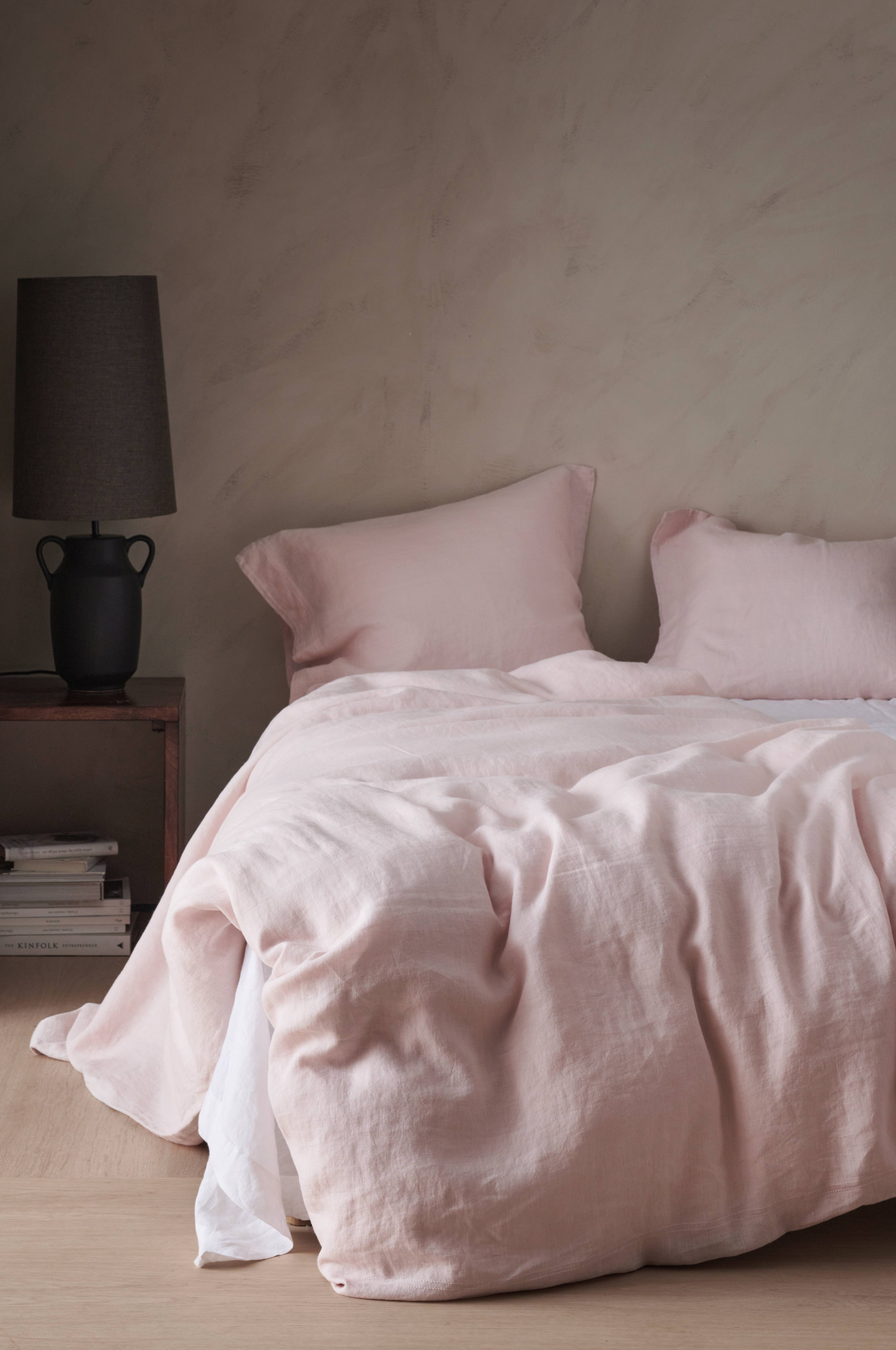 Sengesett Candice i vasket lin, 2 eller 3 deler