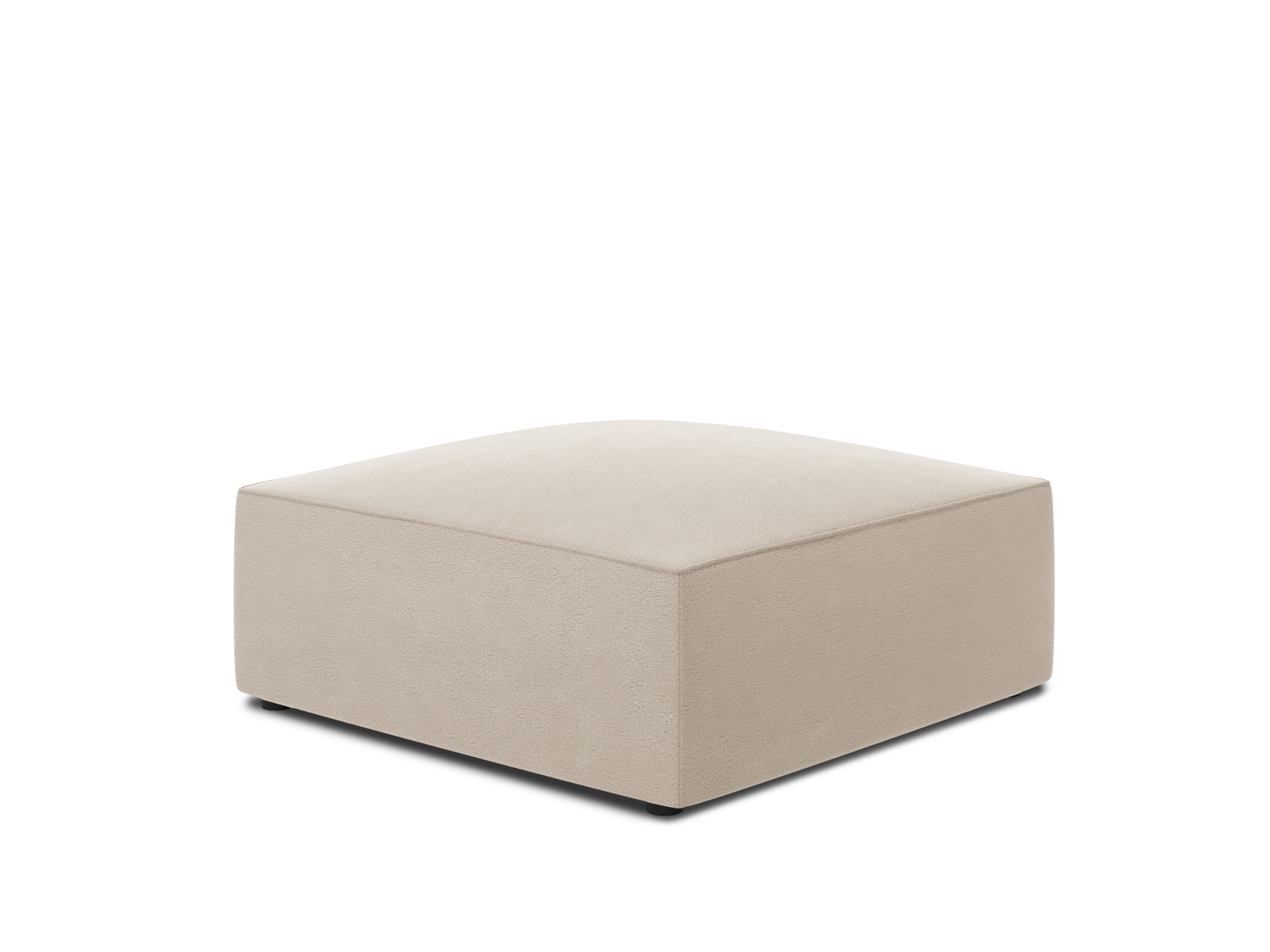 Velvet Pouf, "Ruby", 1 Seat, 93x93x40