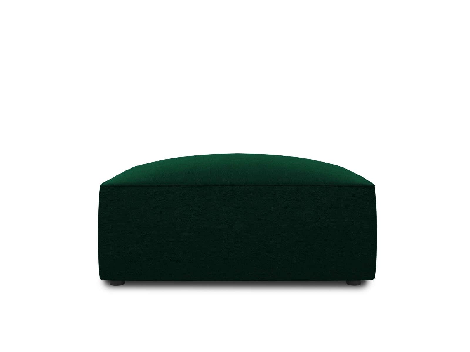 Velvet Pouf, "Ruby", 1 Seat, 93x93x40