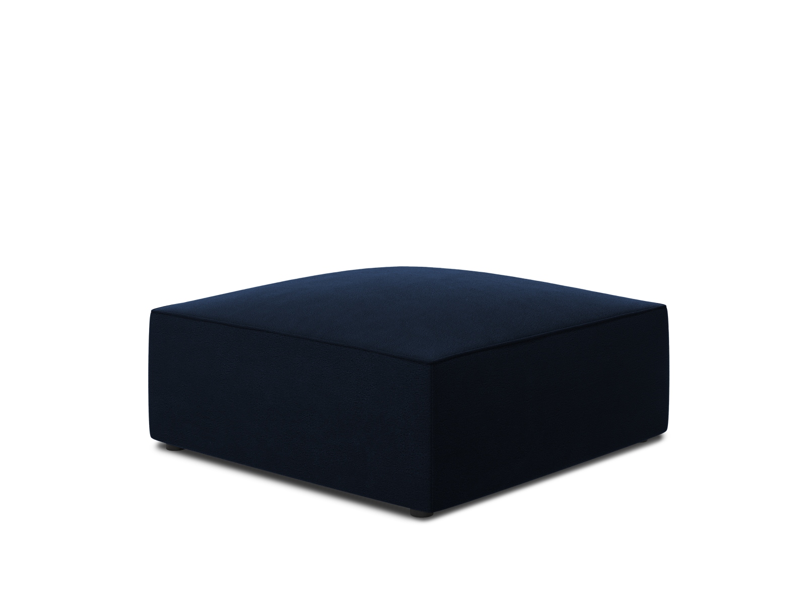 Velvet Pouf, "Ruby", 1 Seat, 93x93x40
