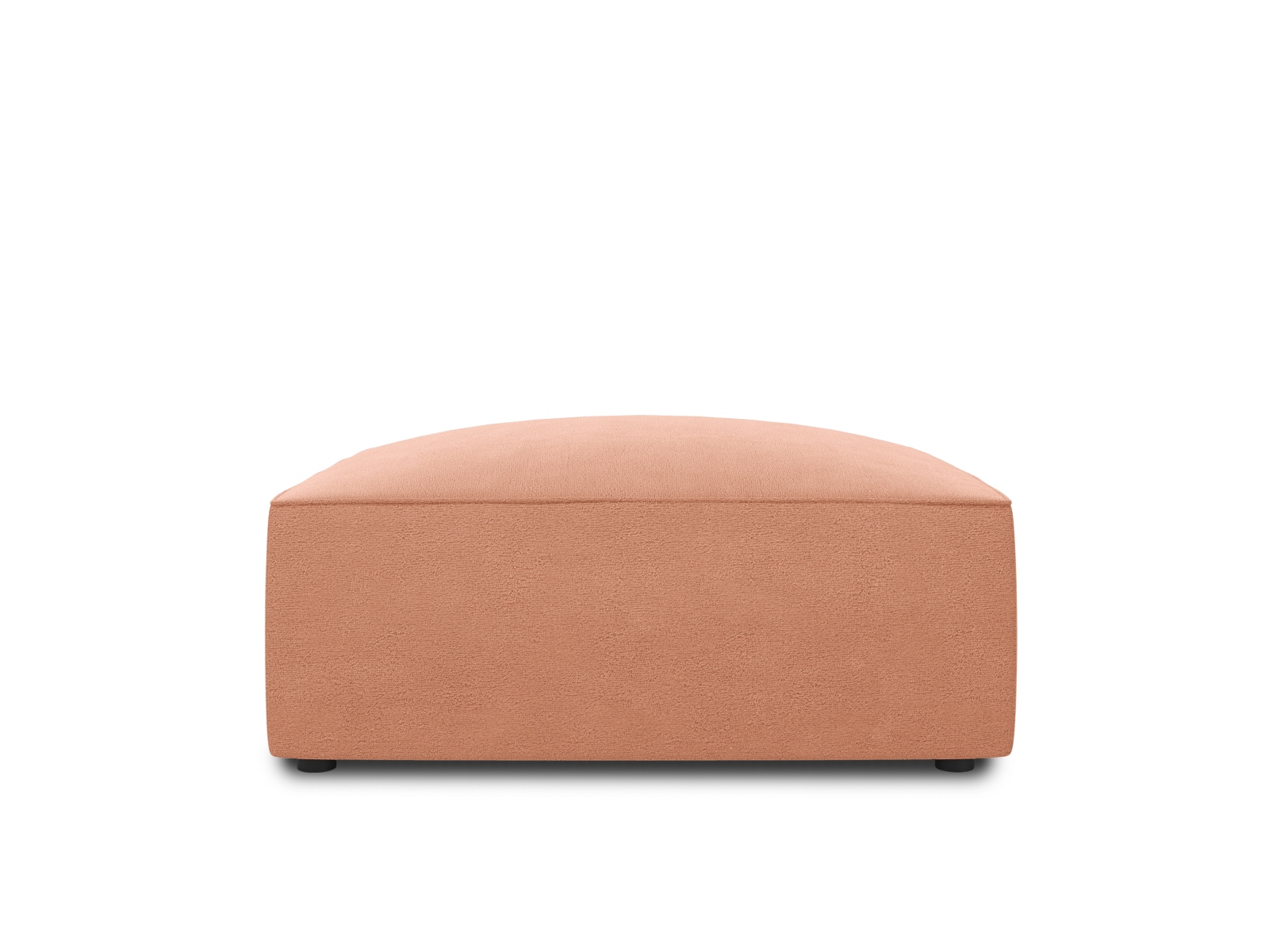 Velvet Pouf, "Ruby", 1 Seat, 93x93x40