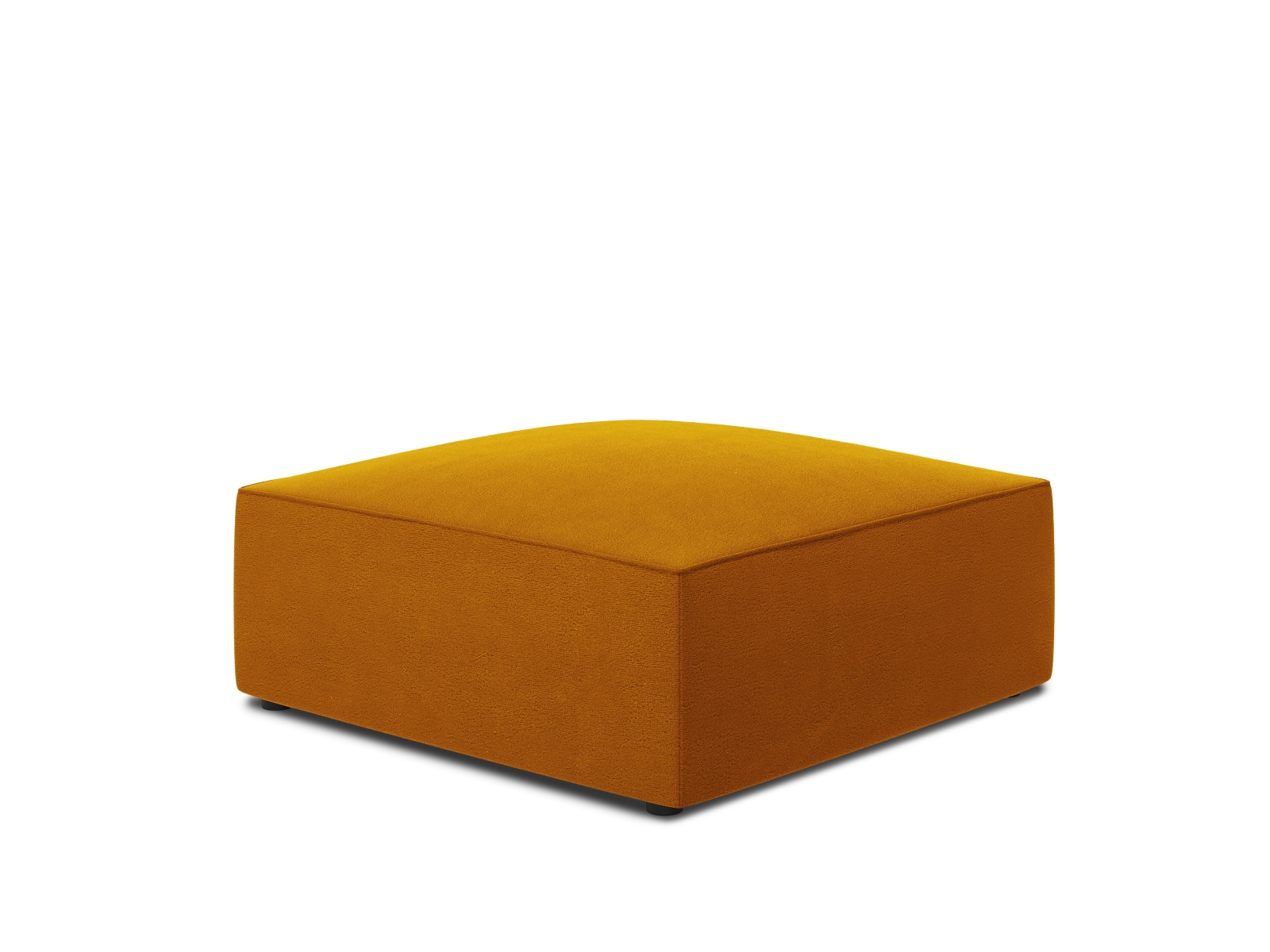 Velvet Pouf, "Ruby", 1 Seat, 93x93x40