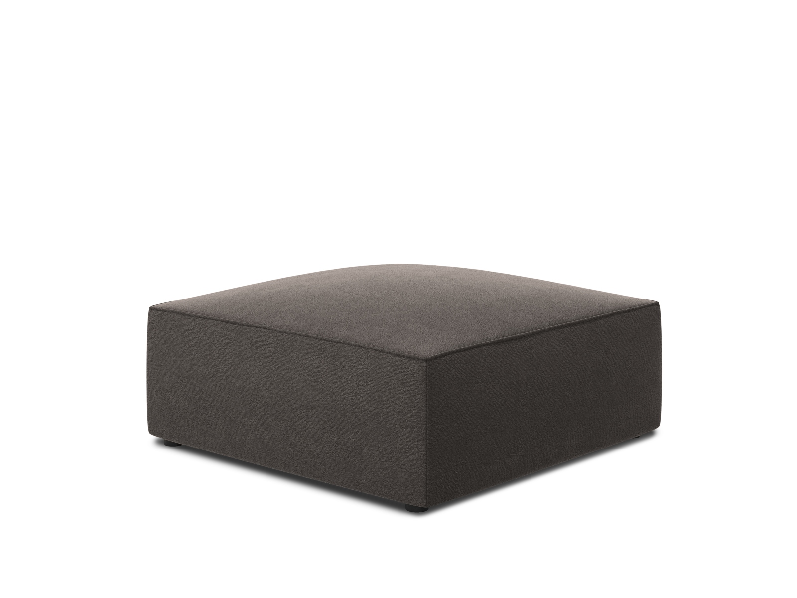 Velvet Pouf, "Ruby", 1 Seat, 93x93x40