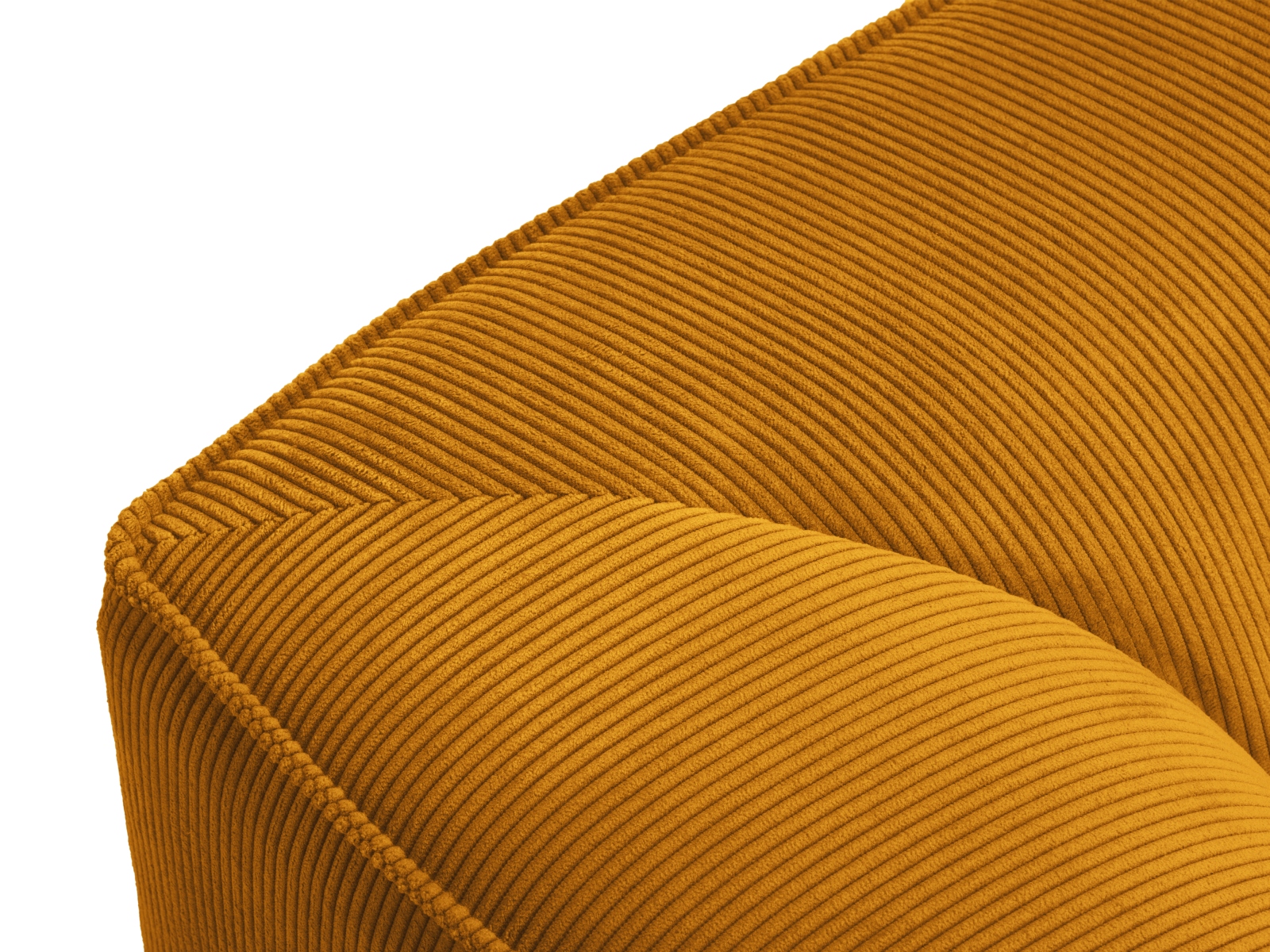 Panoramic Left Corner Sofa, "Ruby", 7 Seats, 366x273x69