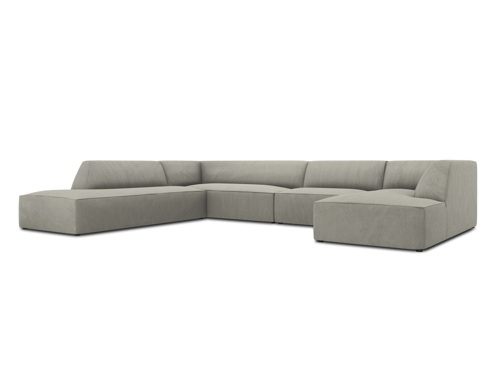 Panoramic Left Corner Sofa, "Ruby", 7 Seats, 366x273x69