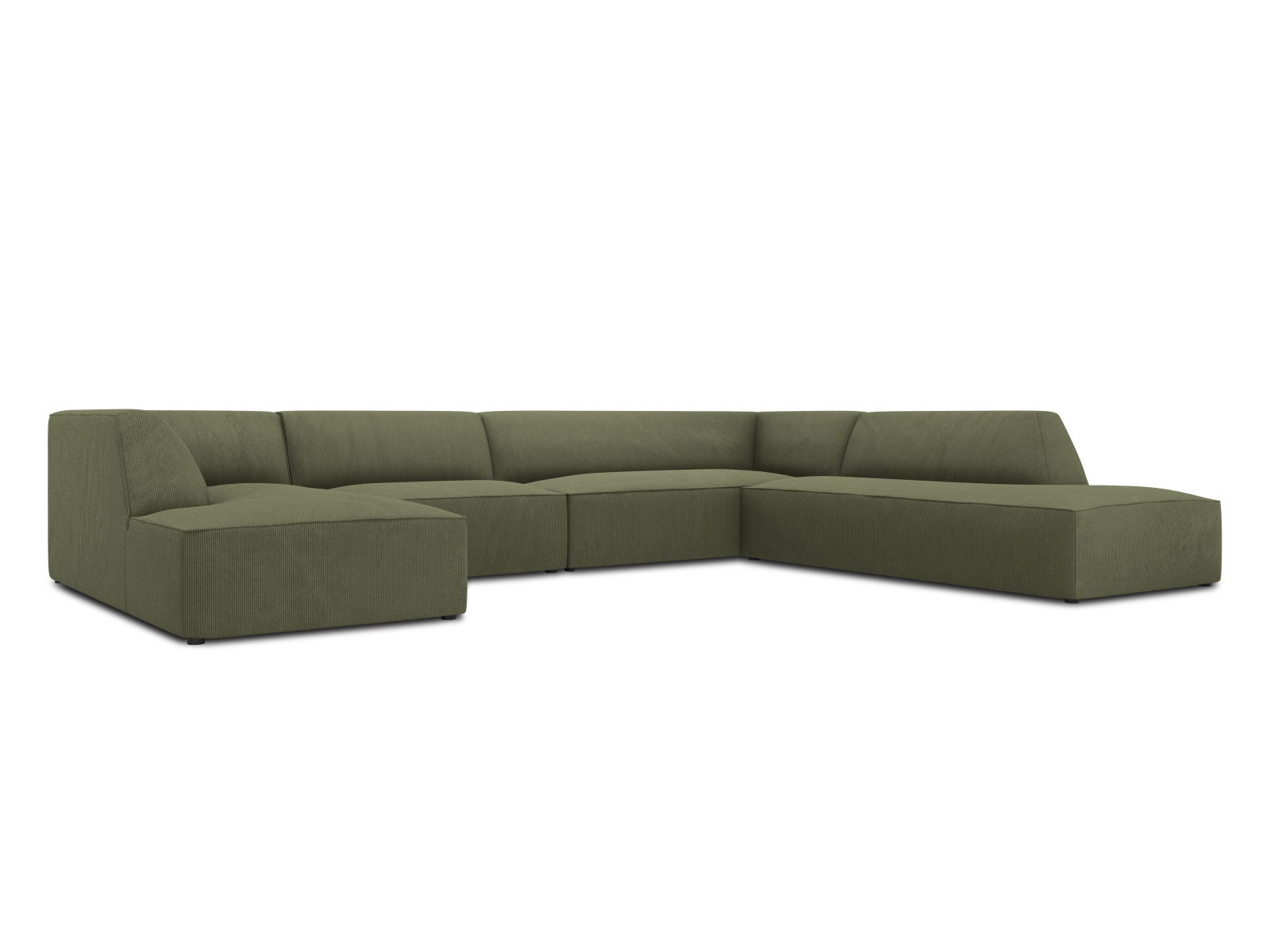 Panoramic Right Corner Sofa, "Ruby", 7 Seats, 366x273x69