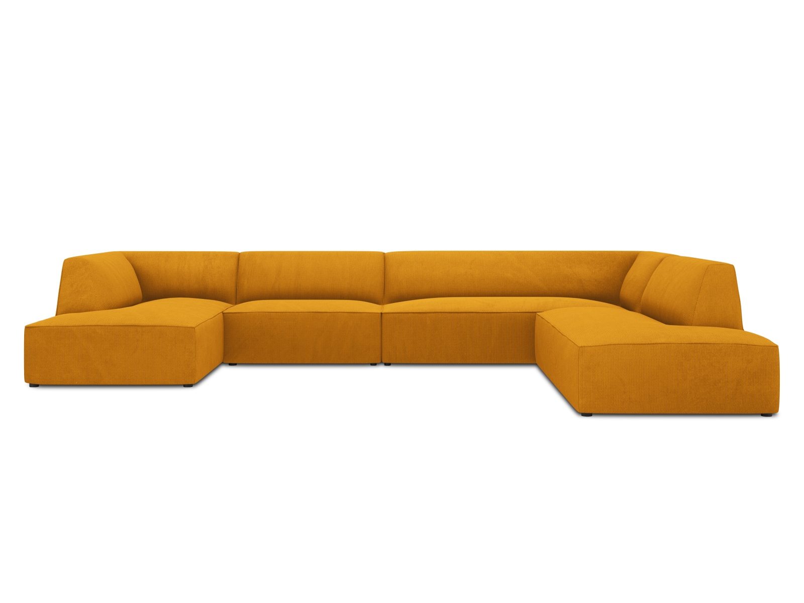 Panoramic Right Corner Sofa, "Ruby", 7 Seats, 366x273x69
