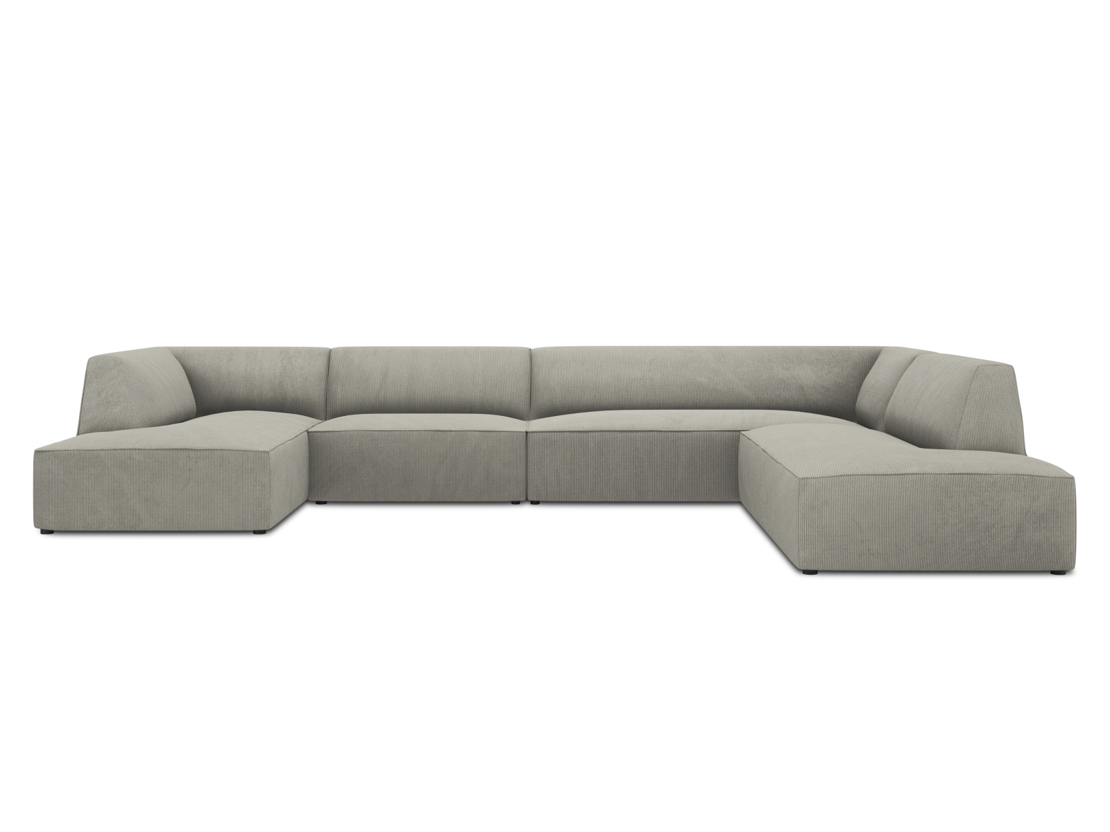 Panoramic Right Corner Sofa, "Ruby", 7 Seats, 366x273x69