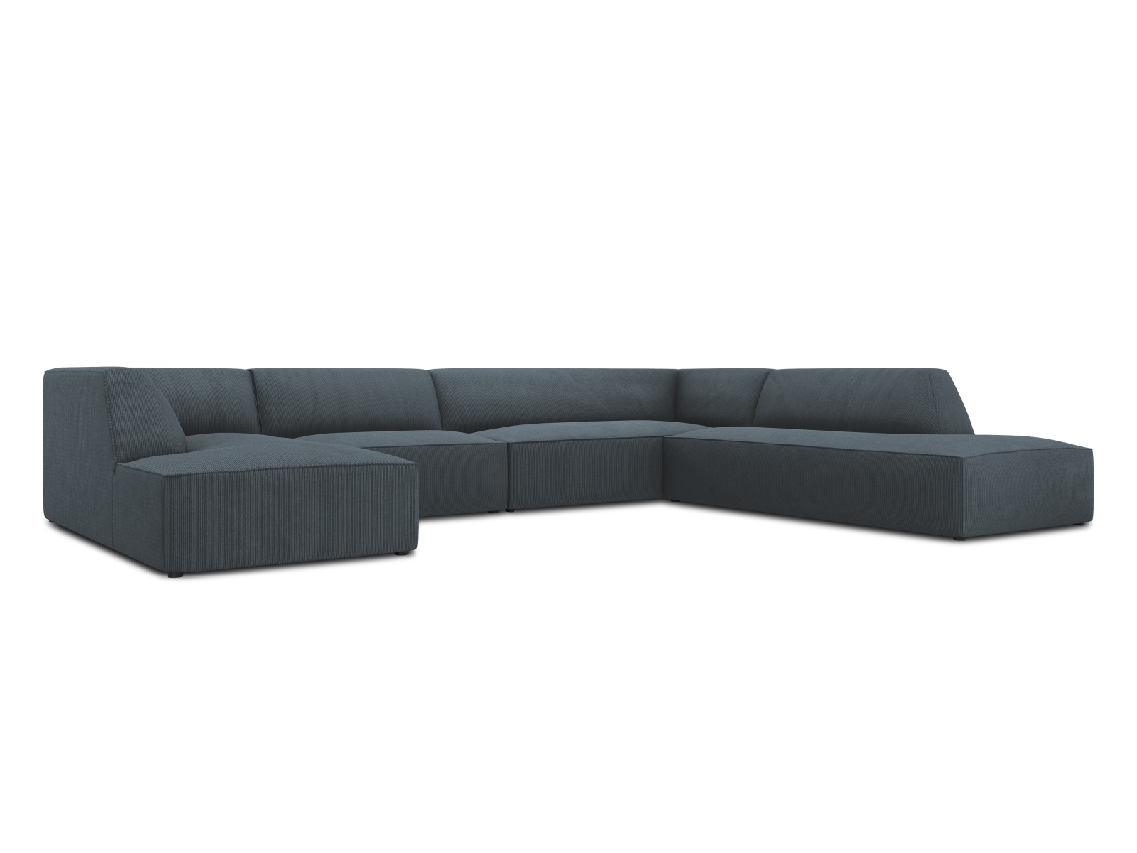 Panoramic Right Corner Sofa, "Ruby", 7 Seats, 366x273x69