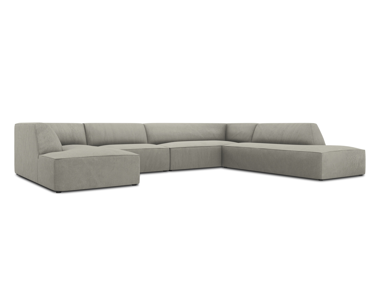 Panoramic Right Corner Sofa, "Ruby", 7 Seats, 366x273x69
