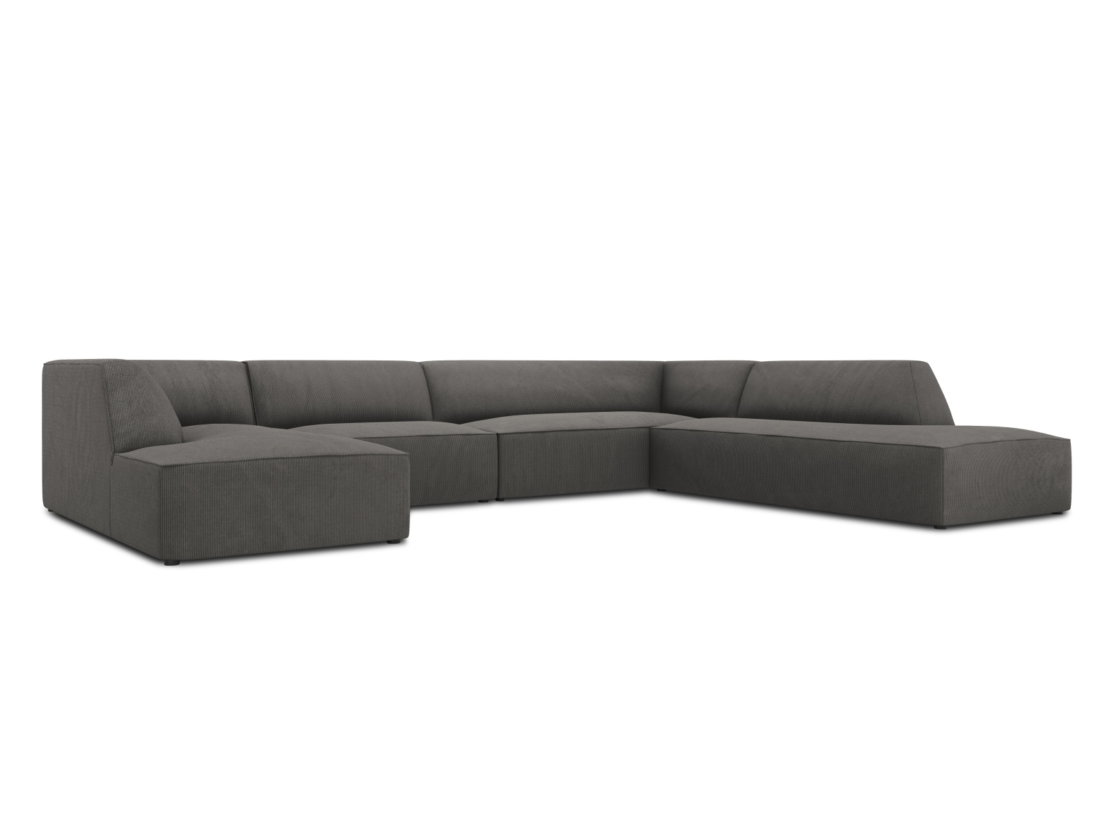 Panoramic Right Corner Sofa, "Ruby", 7 Seats, 366x273x69